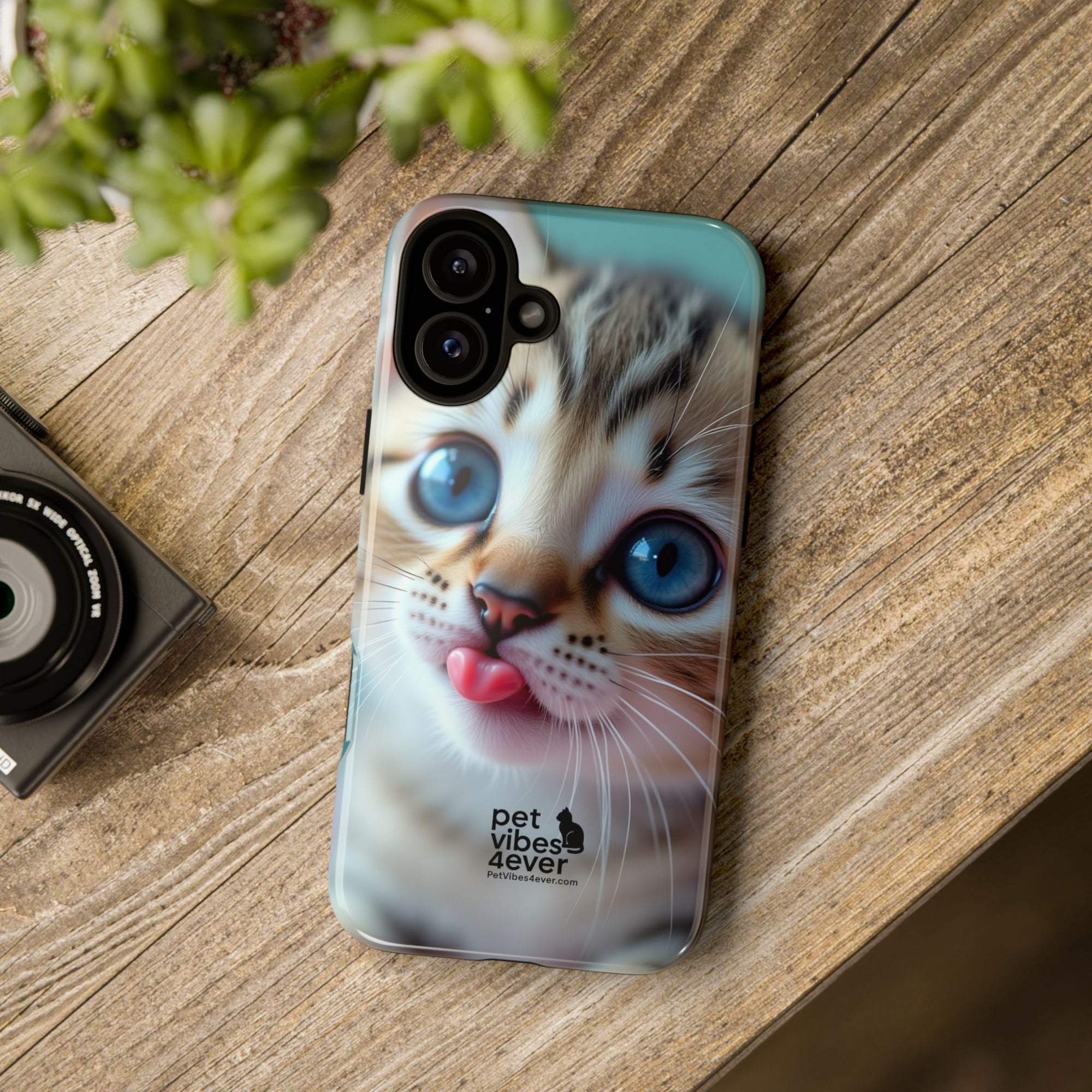 Cute Cat Phone Case, Pet Lover Gift, Funny Animal Protector, Cute Tech Accessories, Cat Mom Gift