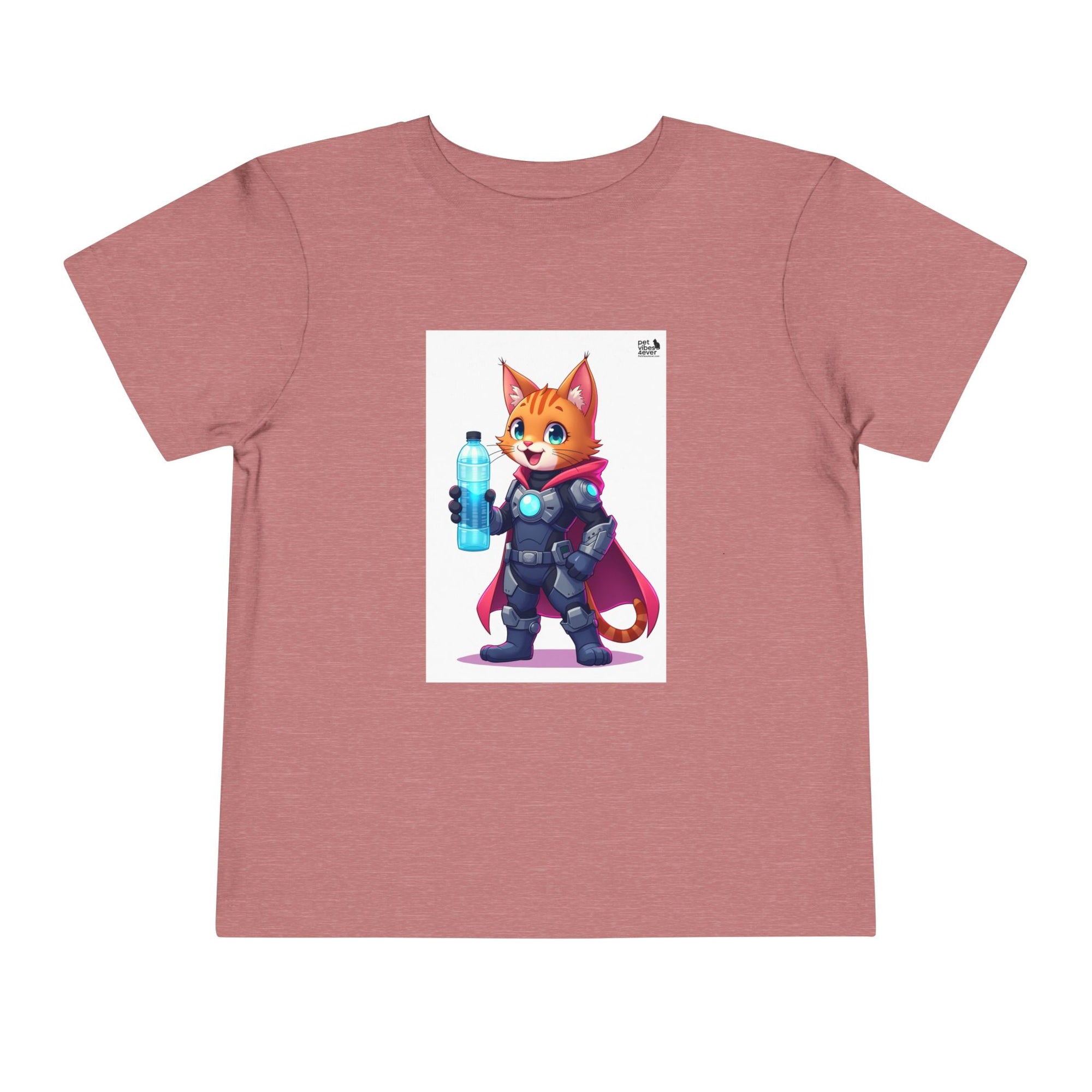 Superhero Cat Toddler Tee, Kids Graphic T-Shirt, Cute Animal Shirt, Birthday Gift, Funny Pet Tee