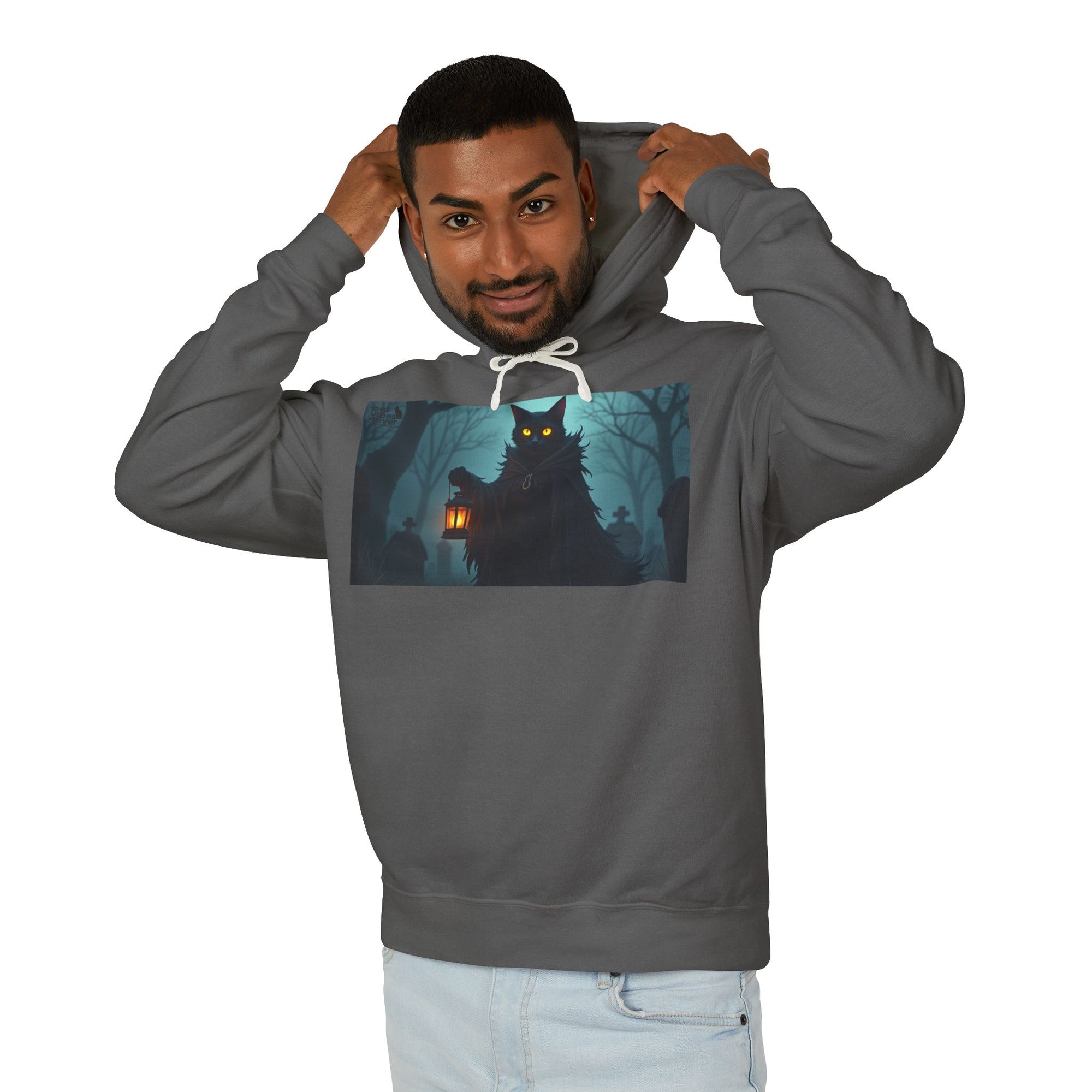 Mysterious Forest Hoodie, Cozy Lightweight Hooded Sweatshirt for Fall, Perfect for Halloween, Unisex Gift, Casual Wear, Autumn Style