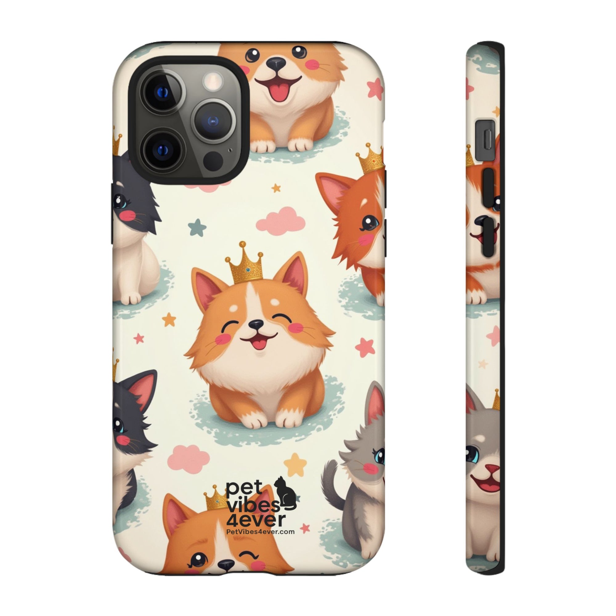 Cute Pet Phone Case, Dog Lover Accessory, Cat Phone Cover, Gift for Animal Lovers, Birthday Present, Pet Vibes Forever