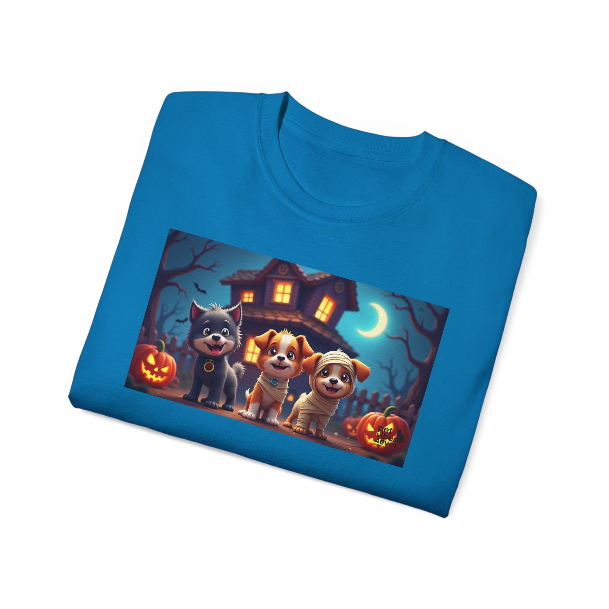 Halloween Pet Tee, Unisex Ultra Cotton T-Shirt, Cute Dog T-Shirt, Pet Lovers Gift, Halloween Costume Top