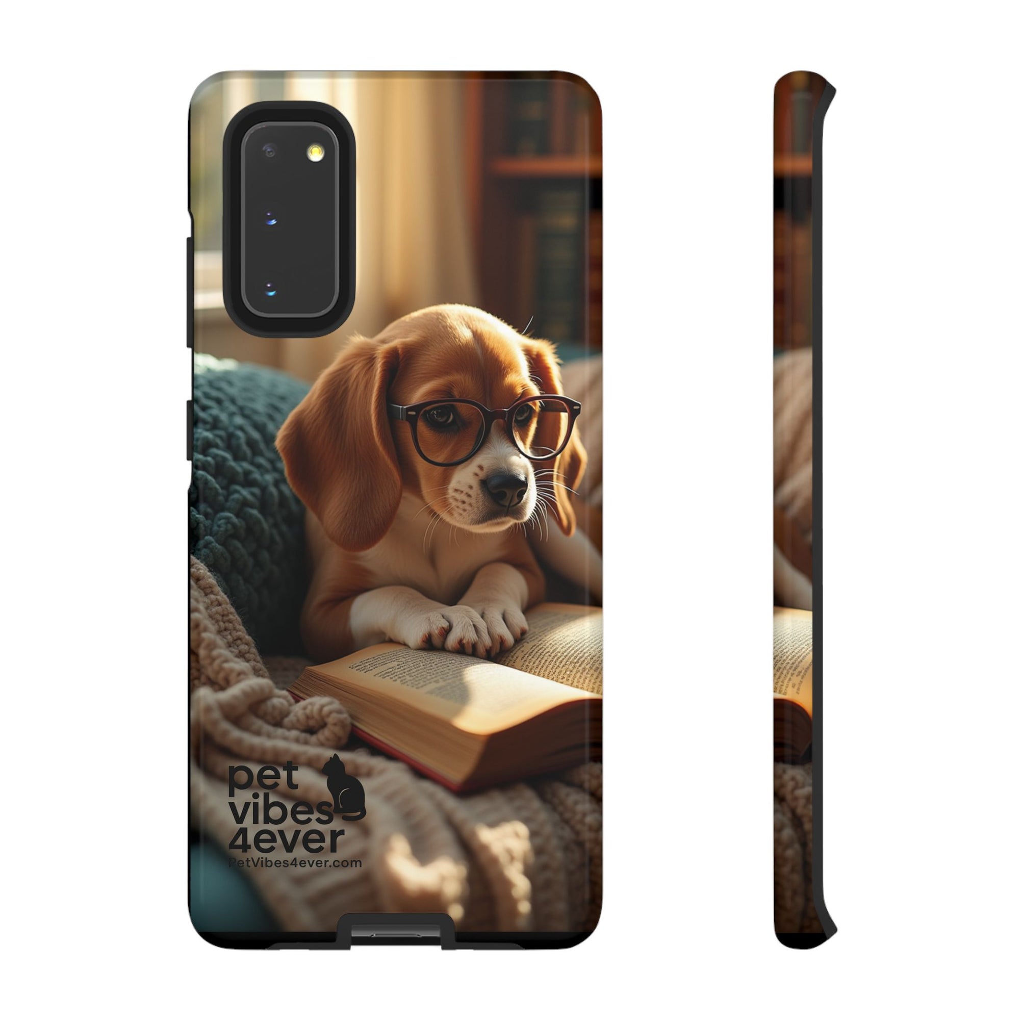 Dog-Themed Phone Case with "Pet Vibes Forever" Design, Cute Dog Accessories, Pet Lover Gift, Phone Cover, Animal Lover Decor
