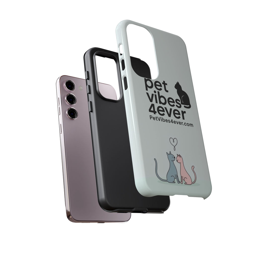 Cute Cat Phone Case, Colorful Tough Case for Pet Lovers, Cat-Themed Accessory, Gift for Animal Lovers, Mobile Phone Protection