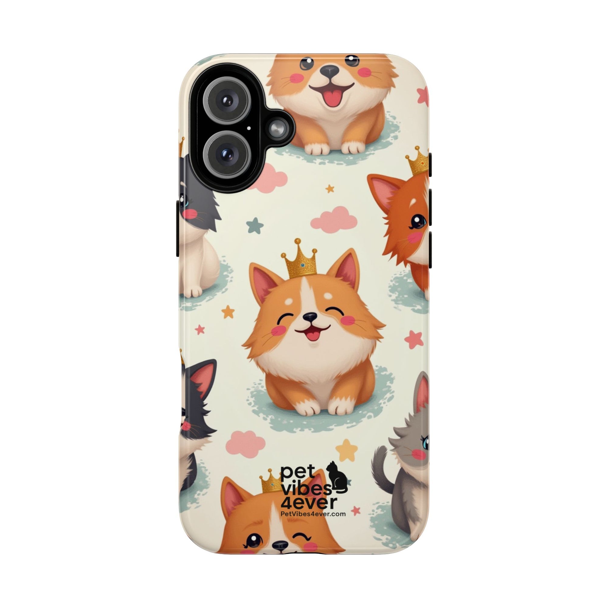 Cute Pet Phone Case, Dog Lover Accessory, Cat Phone Cover, Gift for Animal Lovers, Birthday Present, Pet Vibes Forever