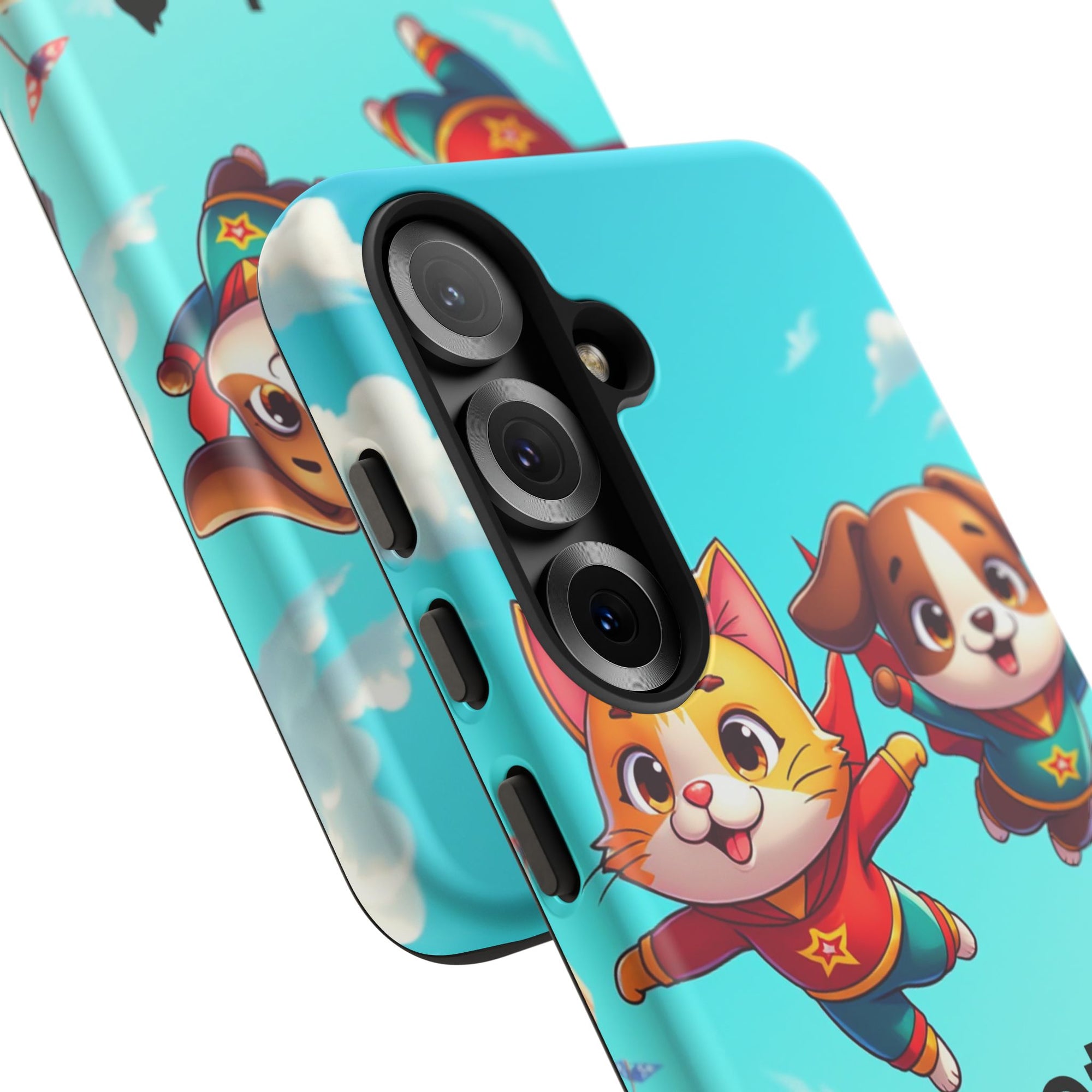 Pet Vibes Forever Tough Phone Cases, Cute Dog and Cat Design, Pet Lover Gift, Fun Phone Accessory, Animal Theme Decor