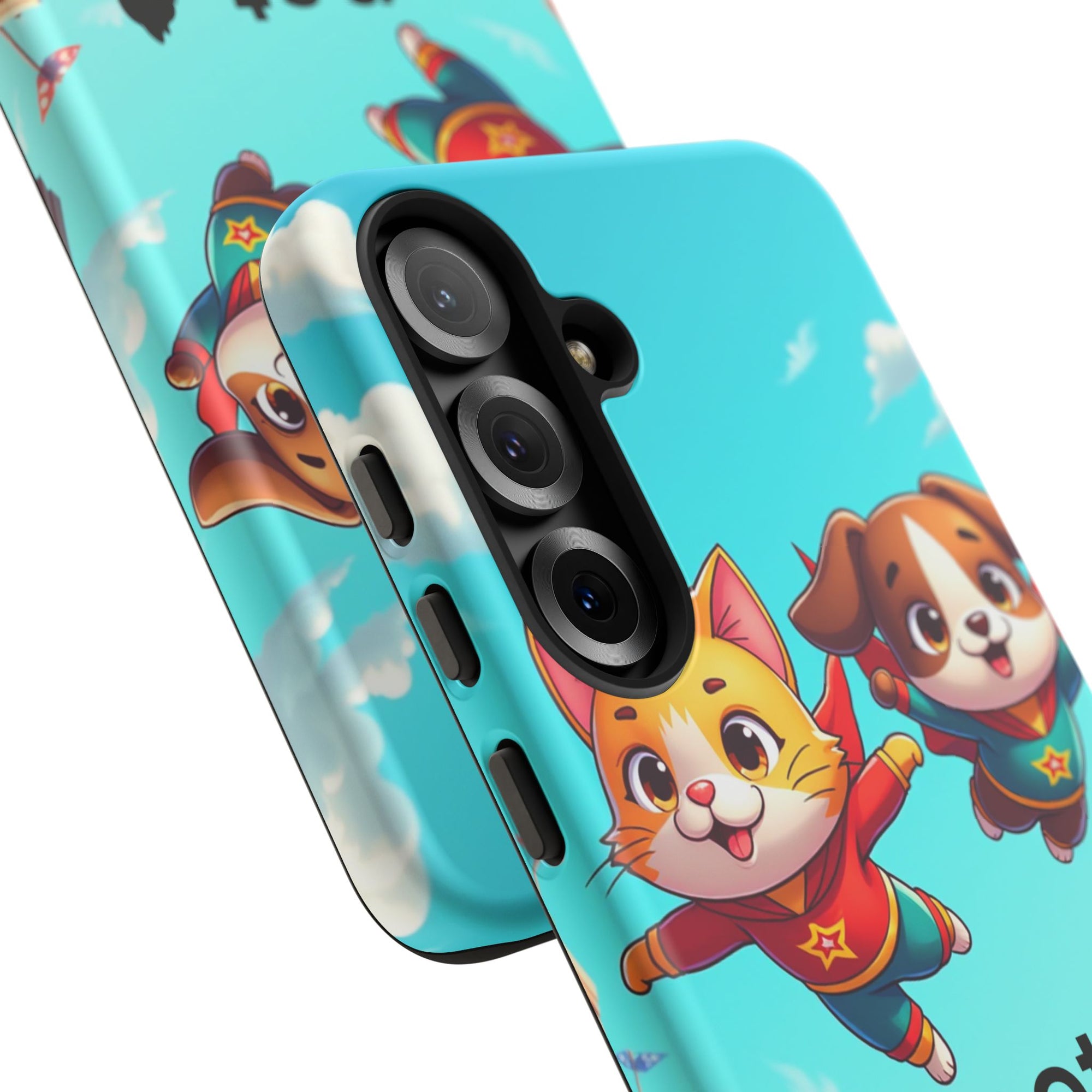 Pet Vibes Forever Tough Phone Cases, Cute Dog and Cat Design, Pet Lover Gift, Fun Phone Accessory, Animal Theme Decor
