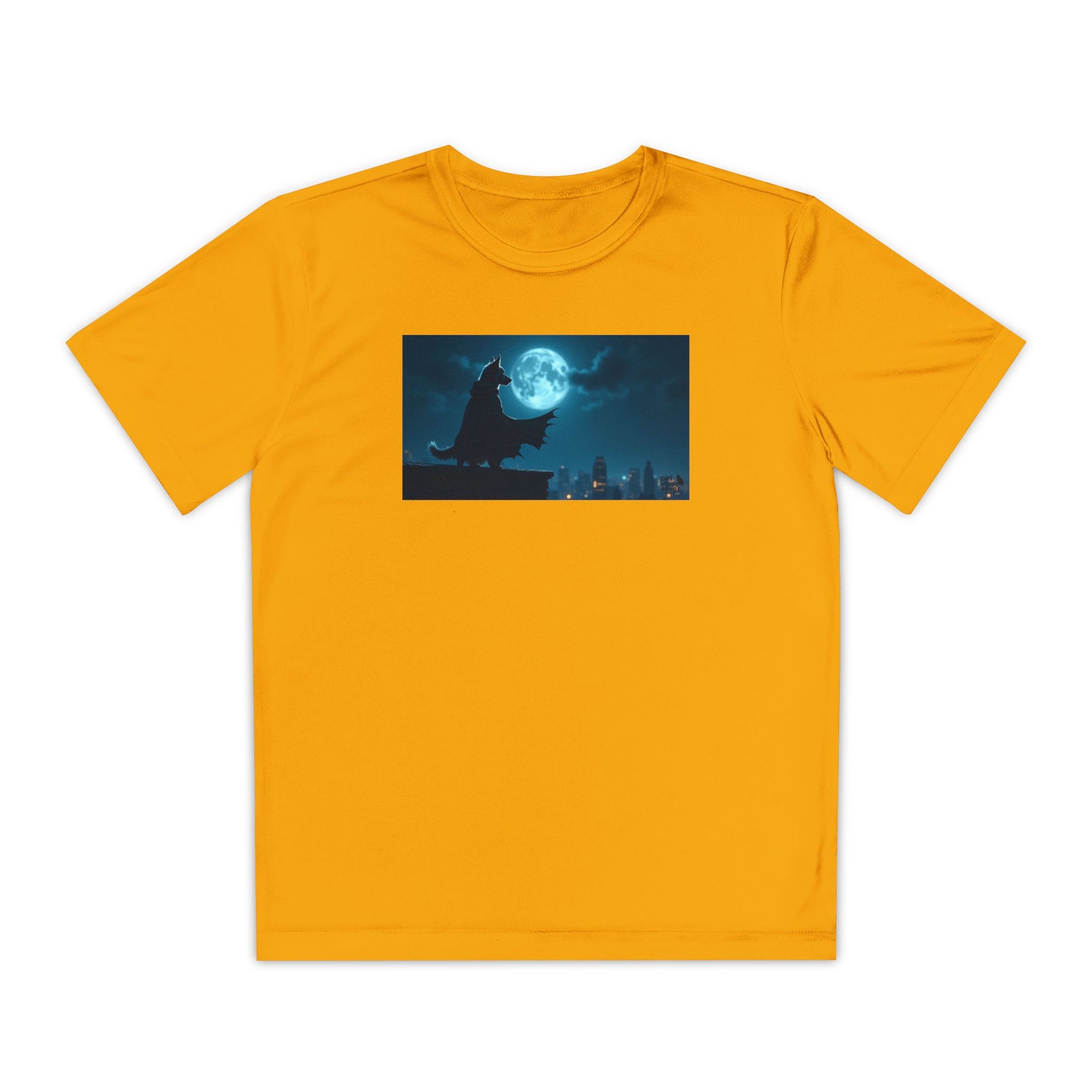 Youth Competitor Tee with Bold Eclipse Design, Perfect for Sports Events, Birthdays, Fun Outings, Team Spirit, Unique Gift Idea