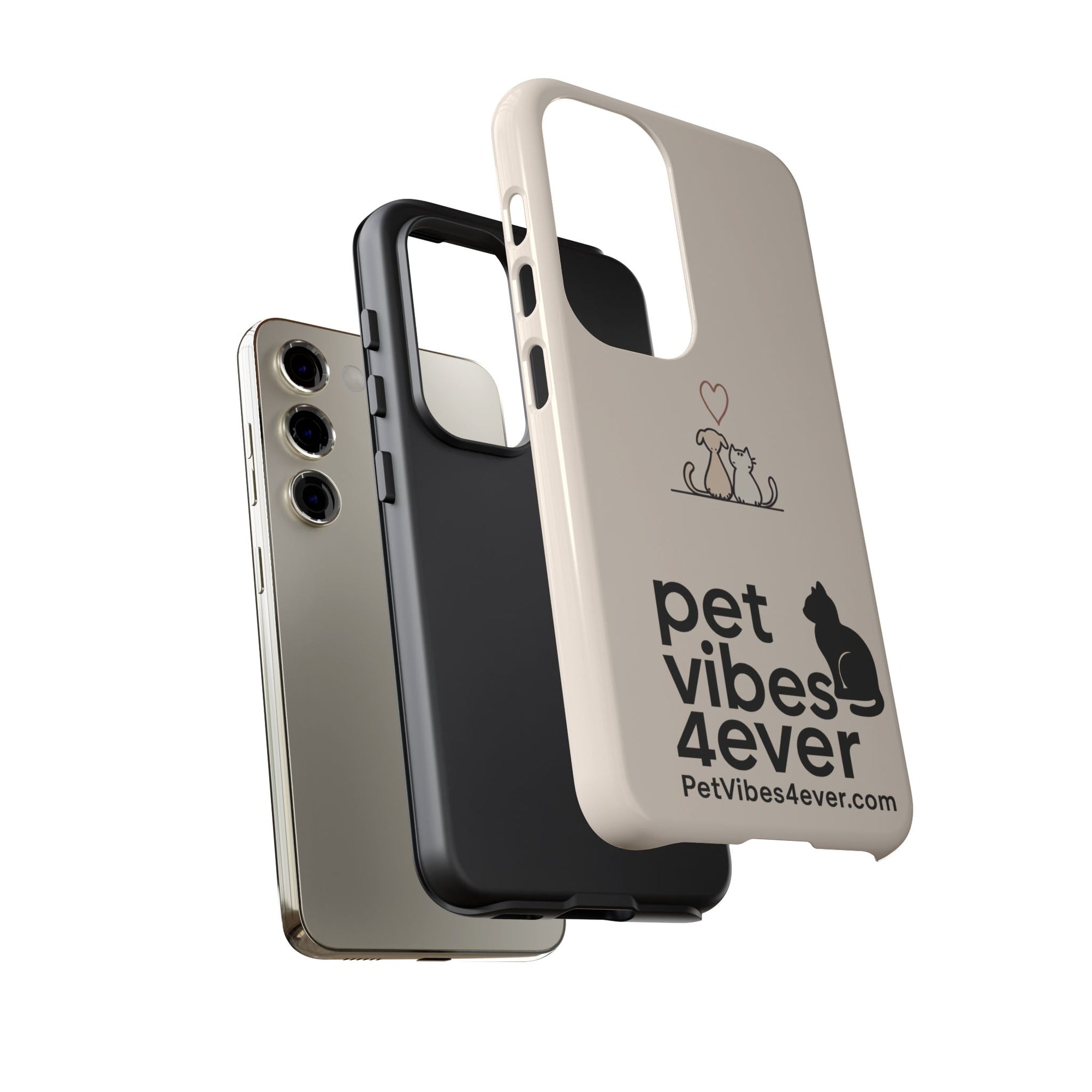 Cute Cat Phone Case - Pet Lovers Gift, Tough Cases, Customizable, Animal Lover, Cat Mom/Dad, Funny Cat Merchandise