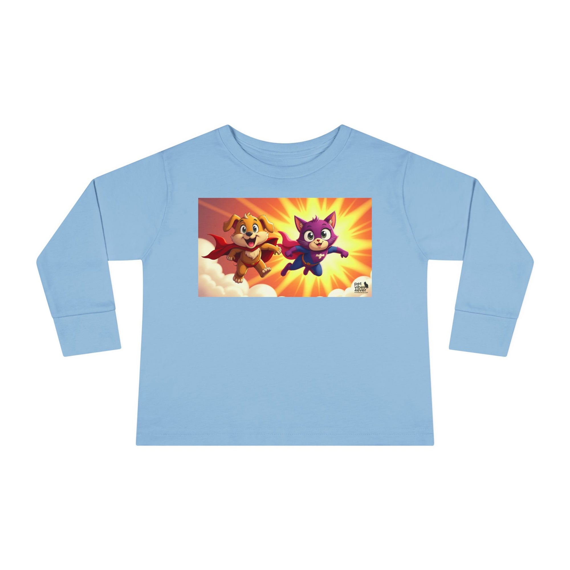 Toddler Superhero Long Sleeve Tee, Kids Shirt, Playtime Apparel, Gift for Toddlers, Fun Family Outing Clothing