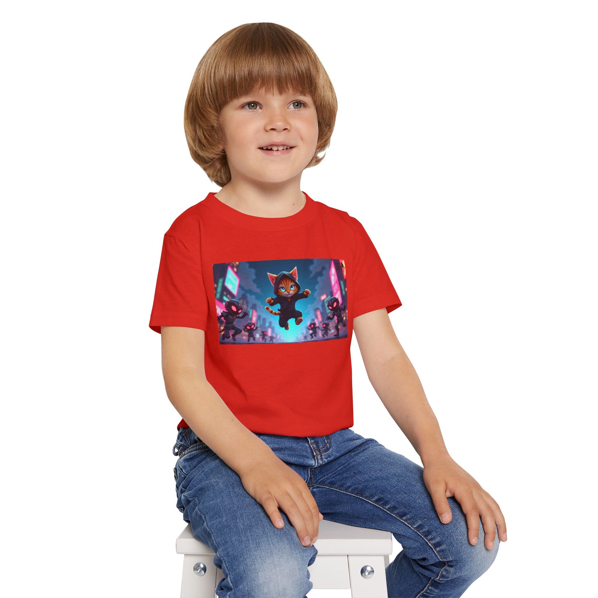 Playful Cartoon Toddler T-Shirt with Fun Design, Kids Apparel, Gift for Toddlers, Birthday Outfit, Everyday Wear, Cartoon Shirt