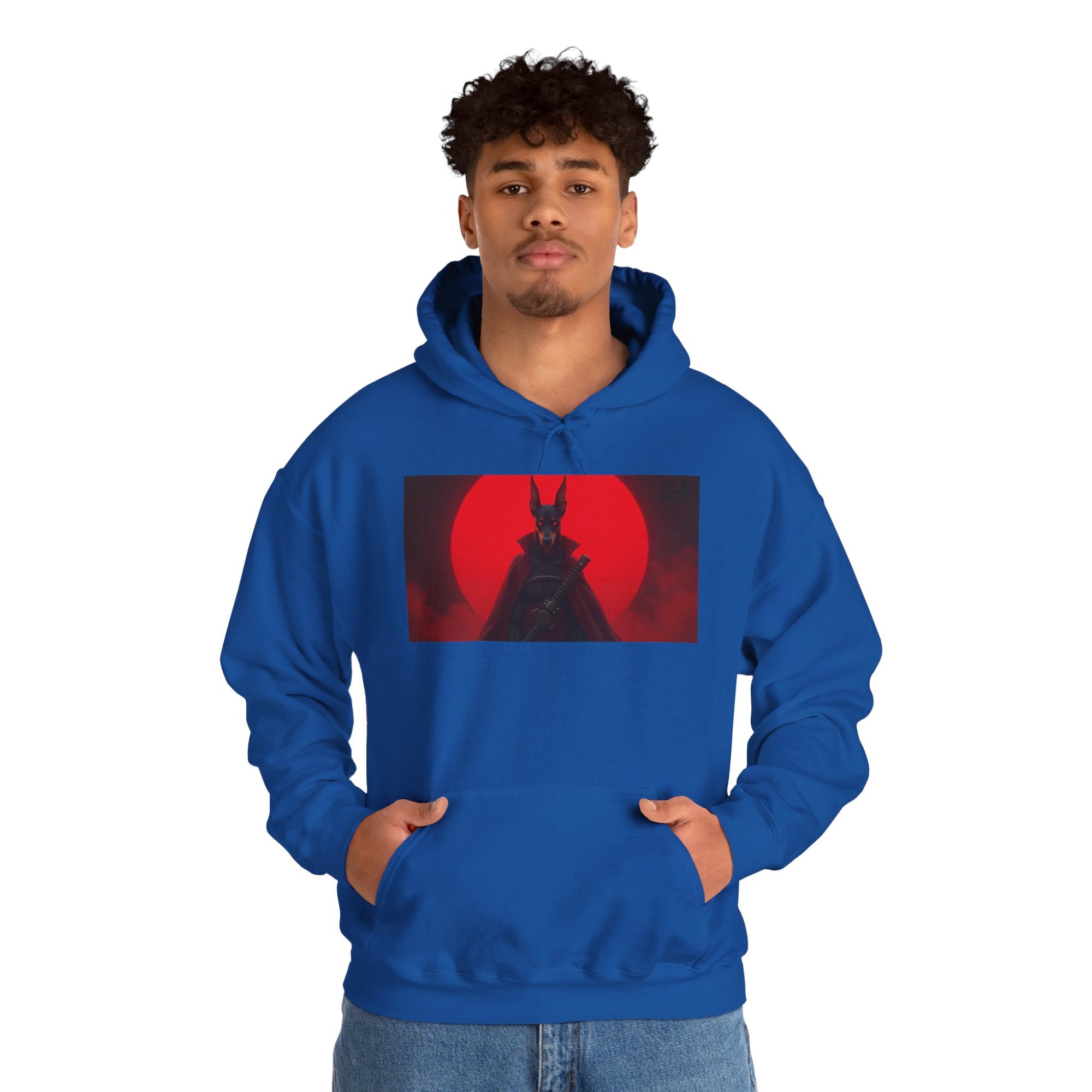 Red Sun Graphic Hoodie for Fans, Perfect for Cozy Days, Gifting, Festivals, and Casual Outings.
