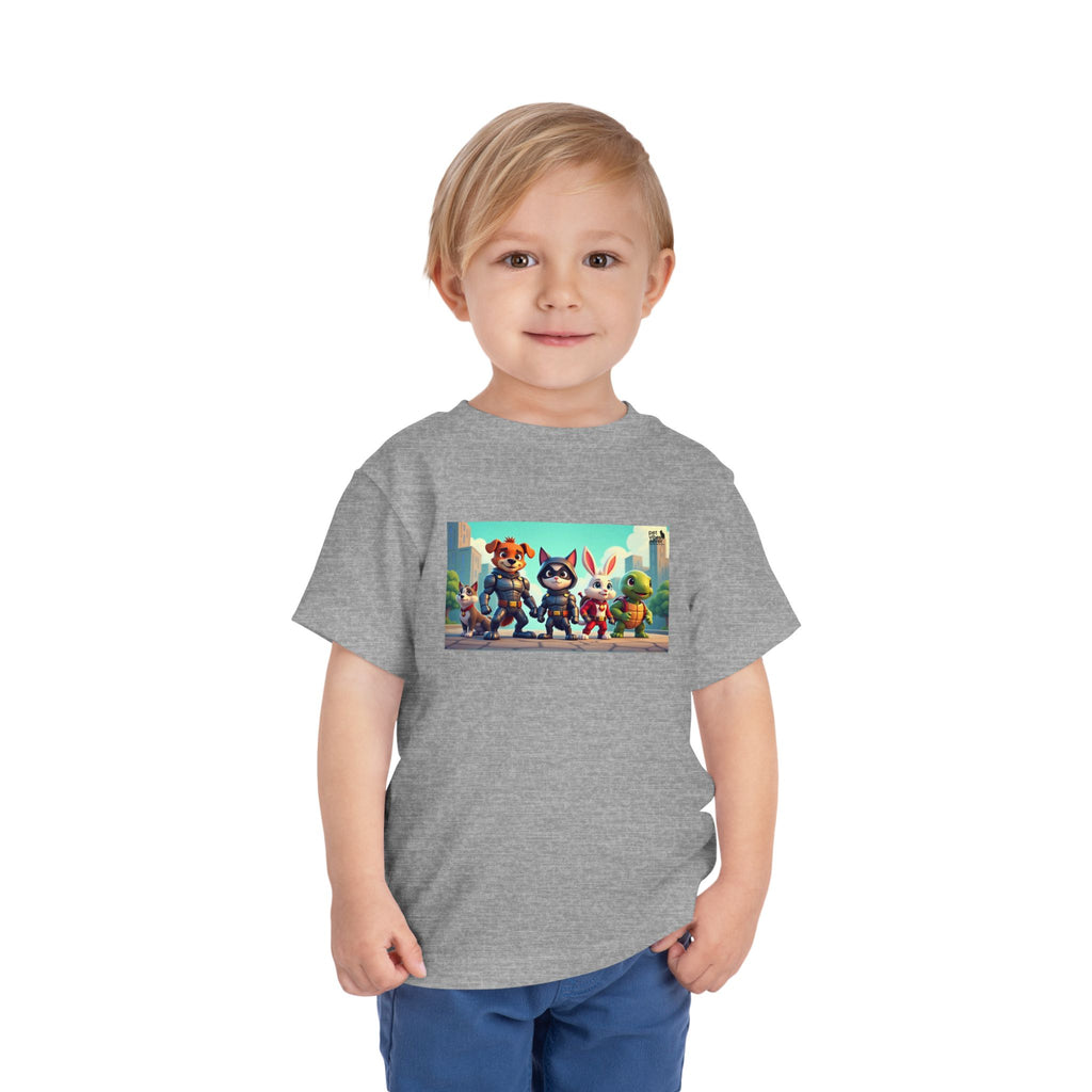 Adventurous Toddler Tee with Fun Characters | Perfect for Playdates, Birthdays, and Everyday Fun, Kids' T-Shirt, Cartoon Tee, Playful [...]