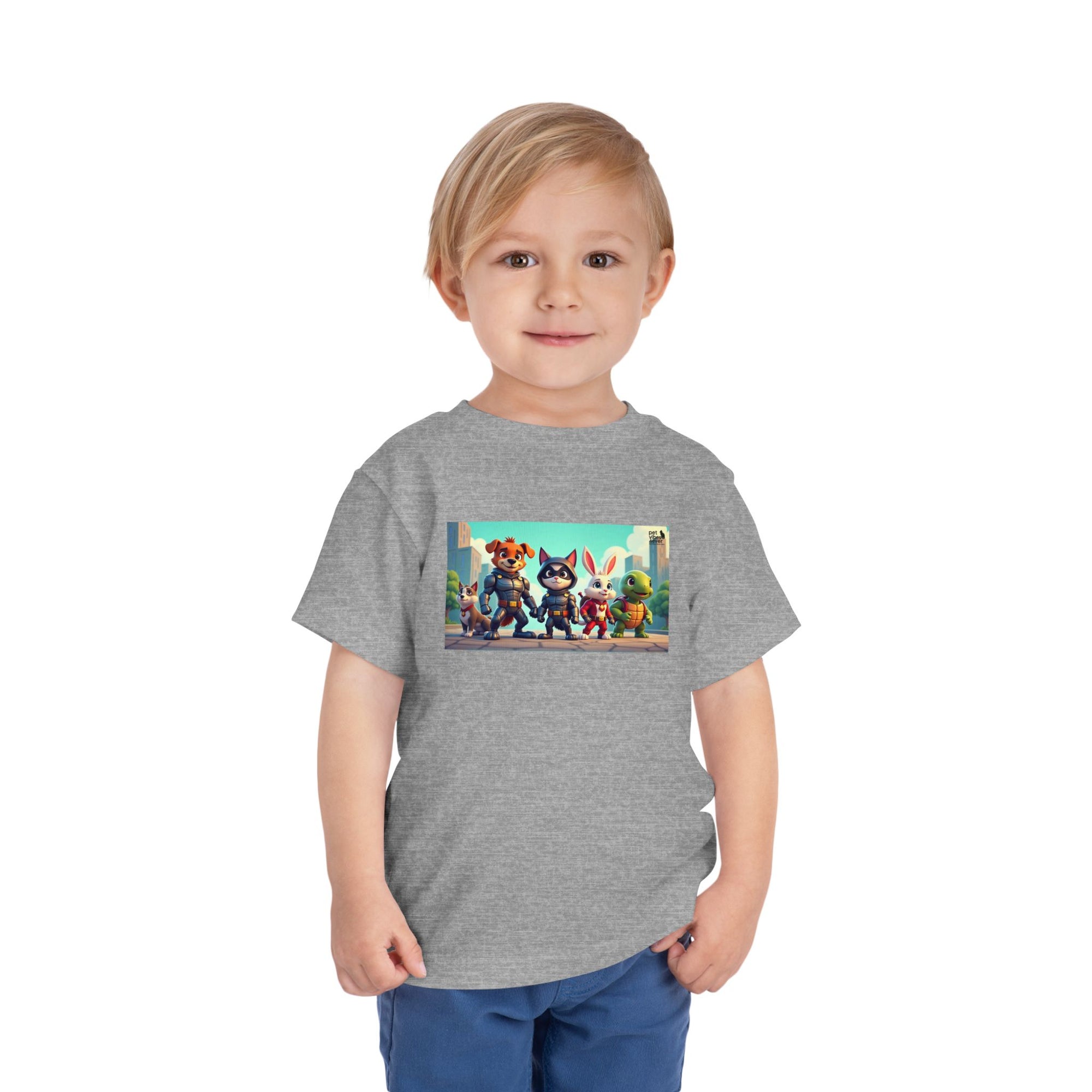 Adventurous Toddler Tee with Fun Characters | Perfect for Playdates, Birthdays, and Everyday Fun, Kids' T-Shirt, Cartoon Tee, Playful [...]