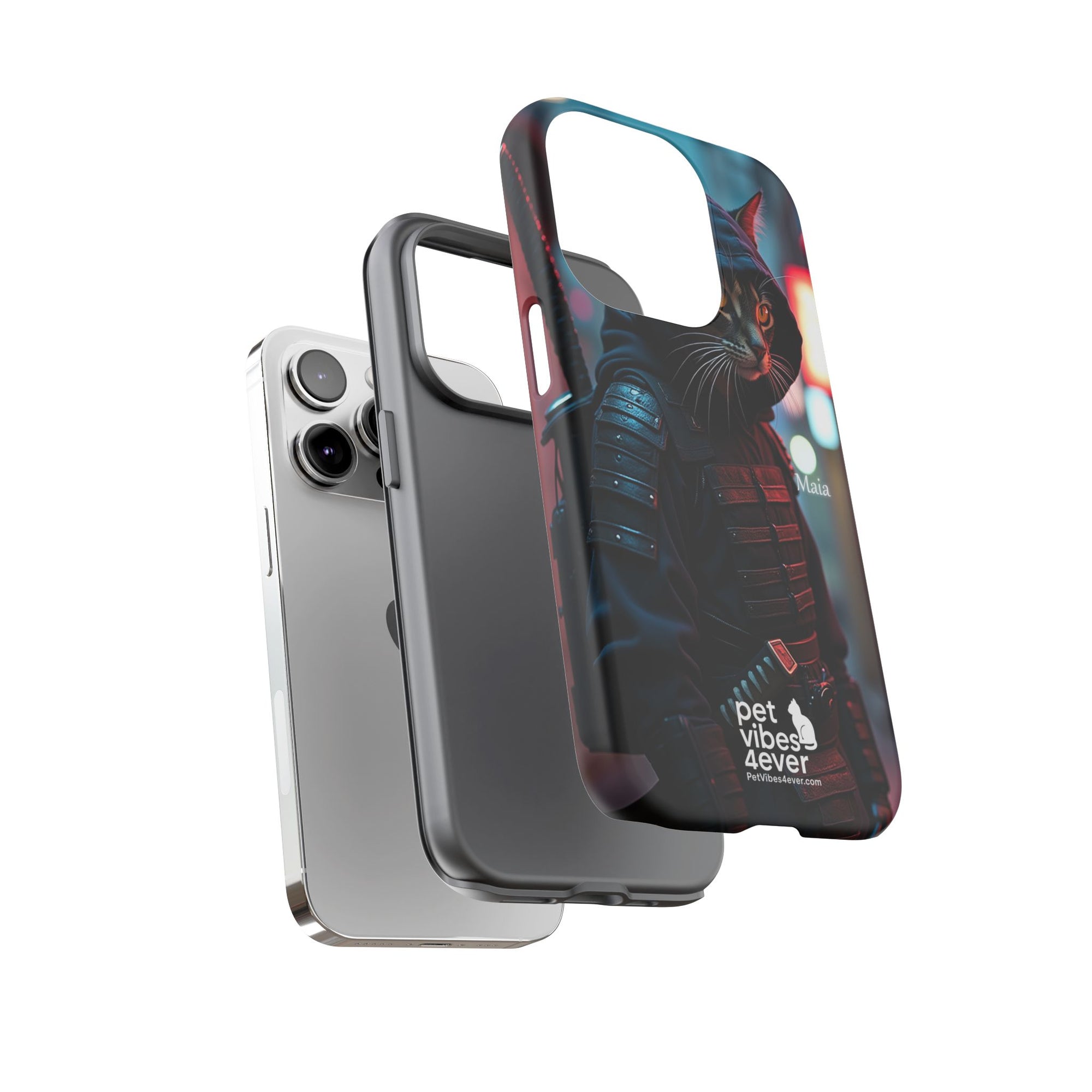 Tough Cases: Cool Cat Phone Case with 'Pet Vibes 4ever', Perfect for Cat Lovers, Unique Gift for Pet Enthusiasts, Fun Phone Accessory, [...]
