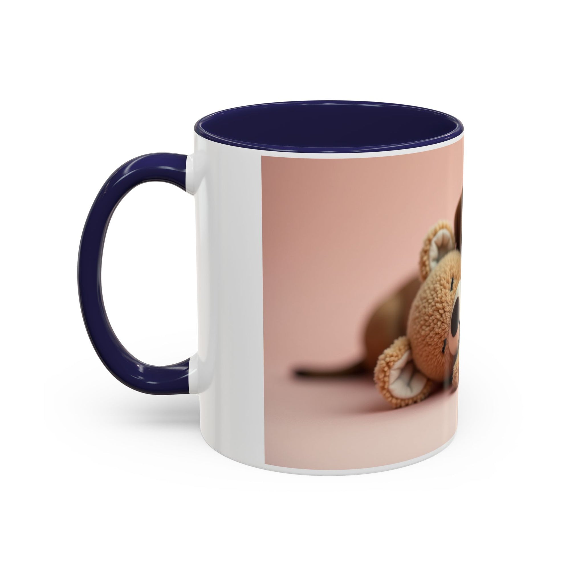 Cute Dog and Toy Accent Coffee Mug - Perfect for Pet Lovers, Gift for Animal Enthusiasts, Adorable Mug for Home and Office