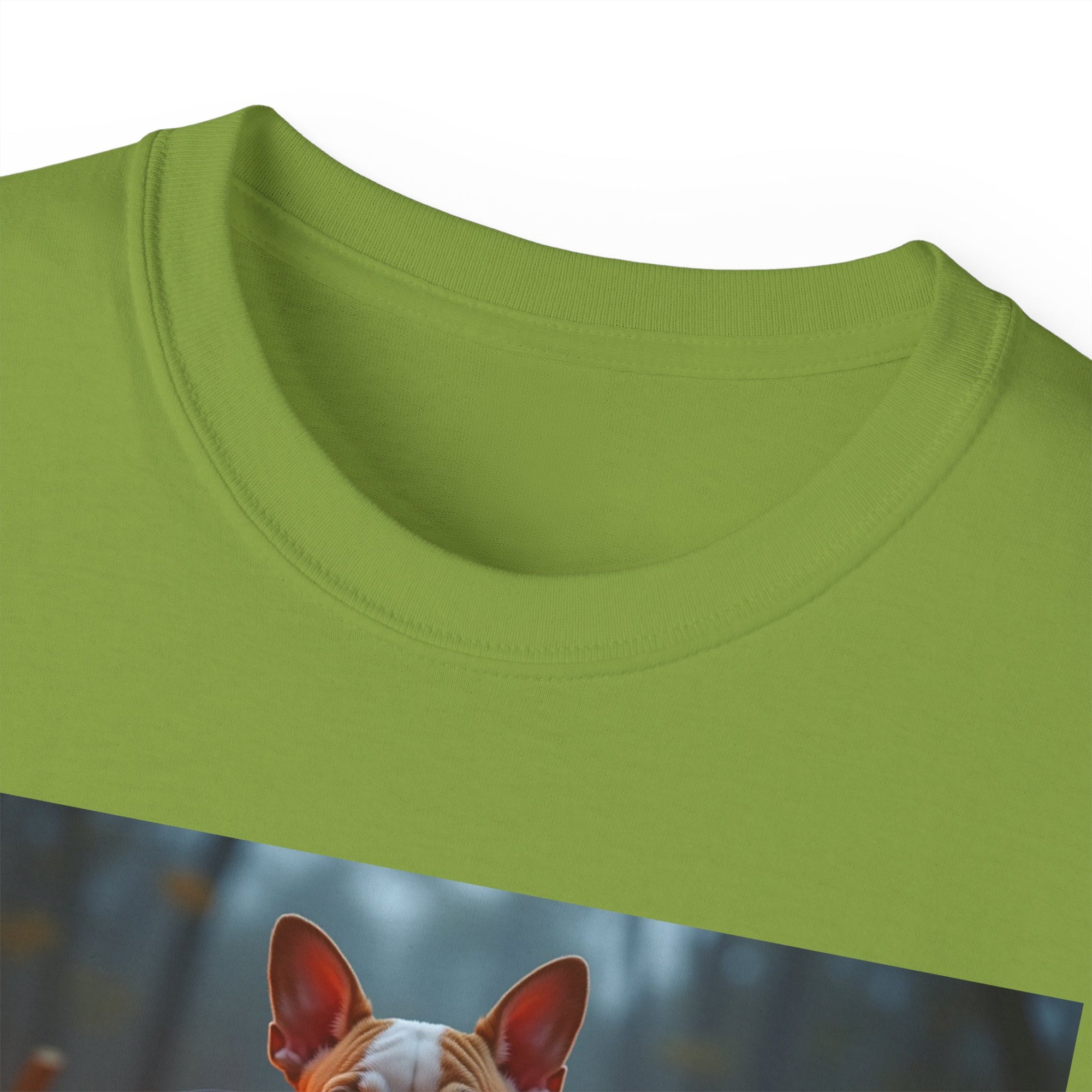 Halloween Dog Graphic Tee, Pumpkin Shirt, Fall Apparel, Casual Wear for Pet Lovers, Unisex Halloween T-Shirt