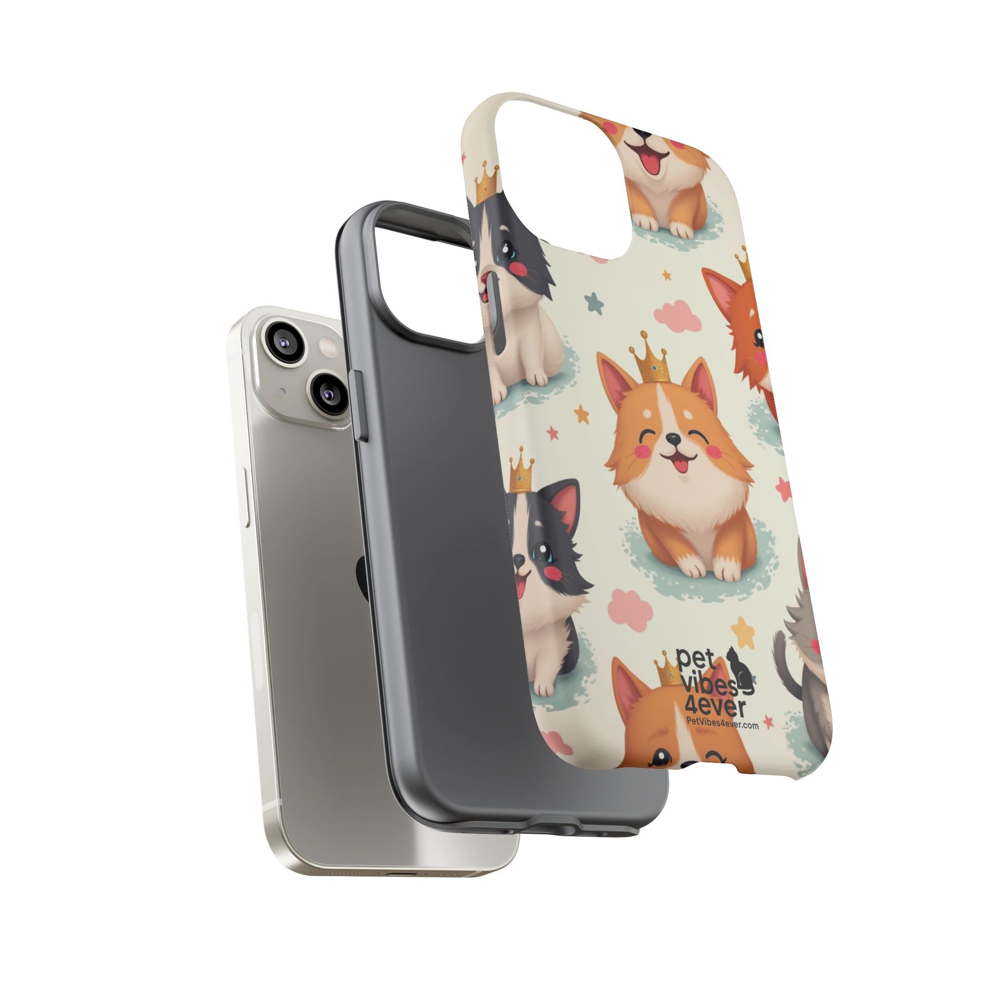 Cute Pet Phone Case, Dog Lover Accessory, Cat Phone Cover, Gift for Animal Lovers, Birthday Present, Pet Vibes Forever