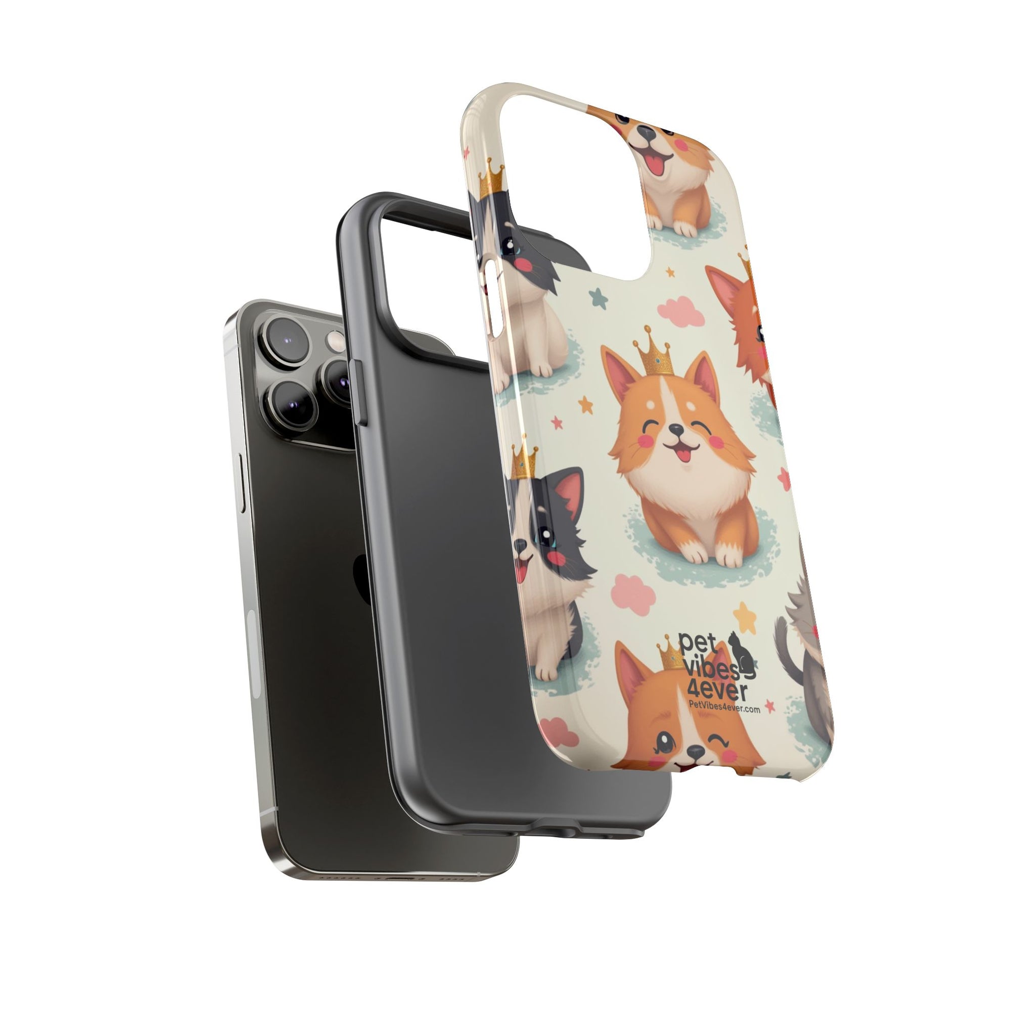 Cute Pet Phone Case, Dog Lover Accessory, Cat Phone Cover, Gift for Animal Lovers, Birthday Present, Pet Vibes Forever