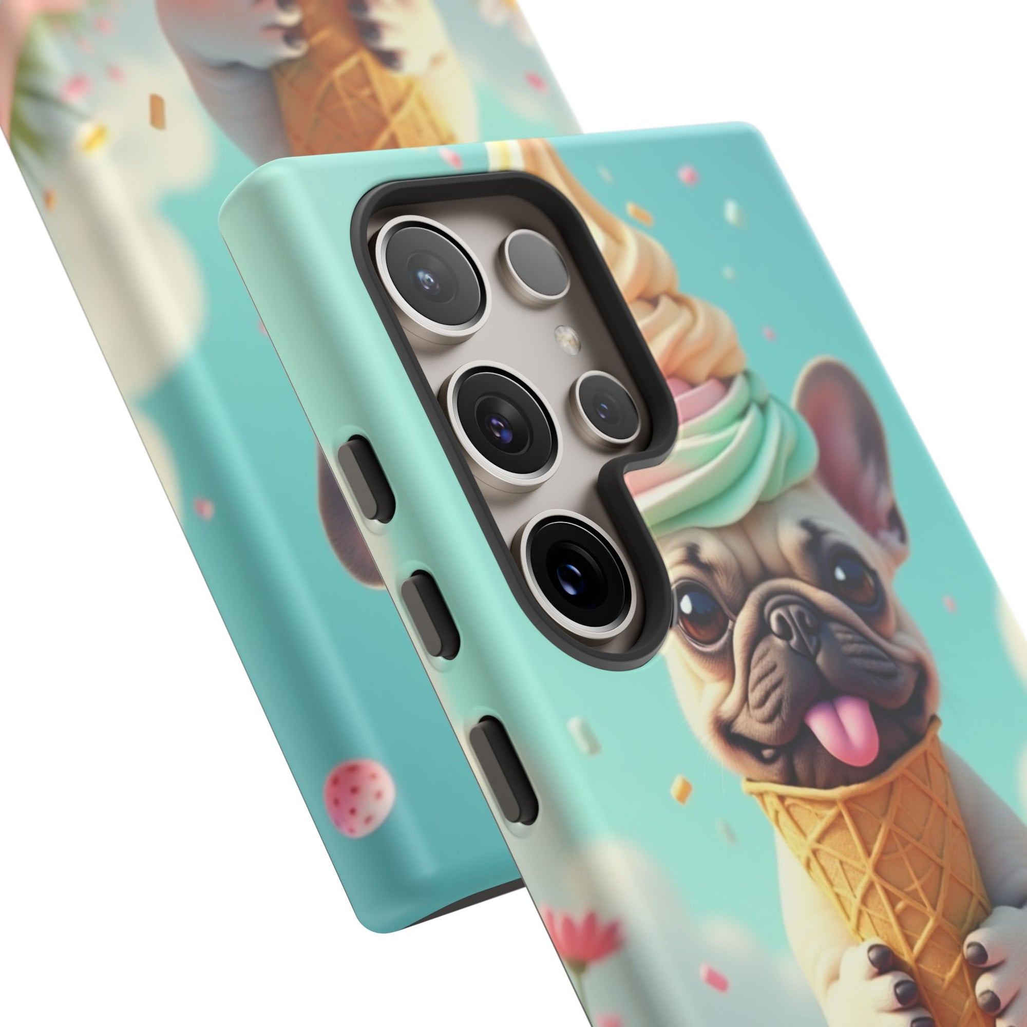 Cute Dog Phone Case, Pet Lover Gift, Tough iPhone/Android Cover, Dog Art, Fun Phone Accessory