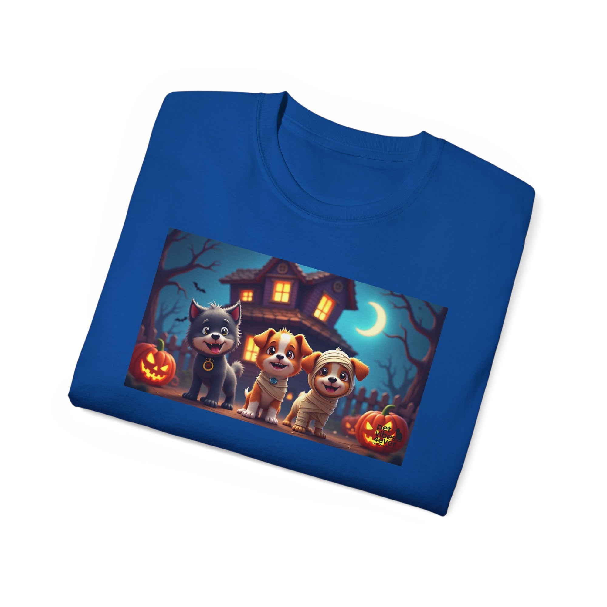 Halloween Pet Tee, Unisex Ultra Cotton T-Shirt, Cute Dog T-Shirt, Pet Lovers Gift, Halloween Costume Top