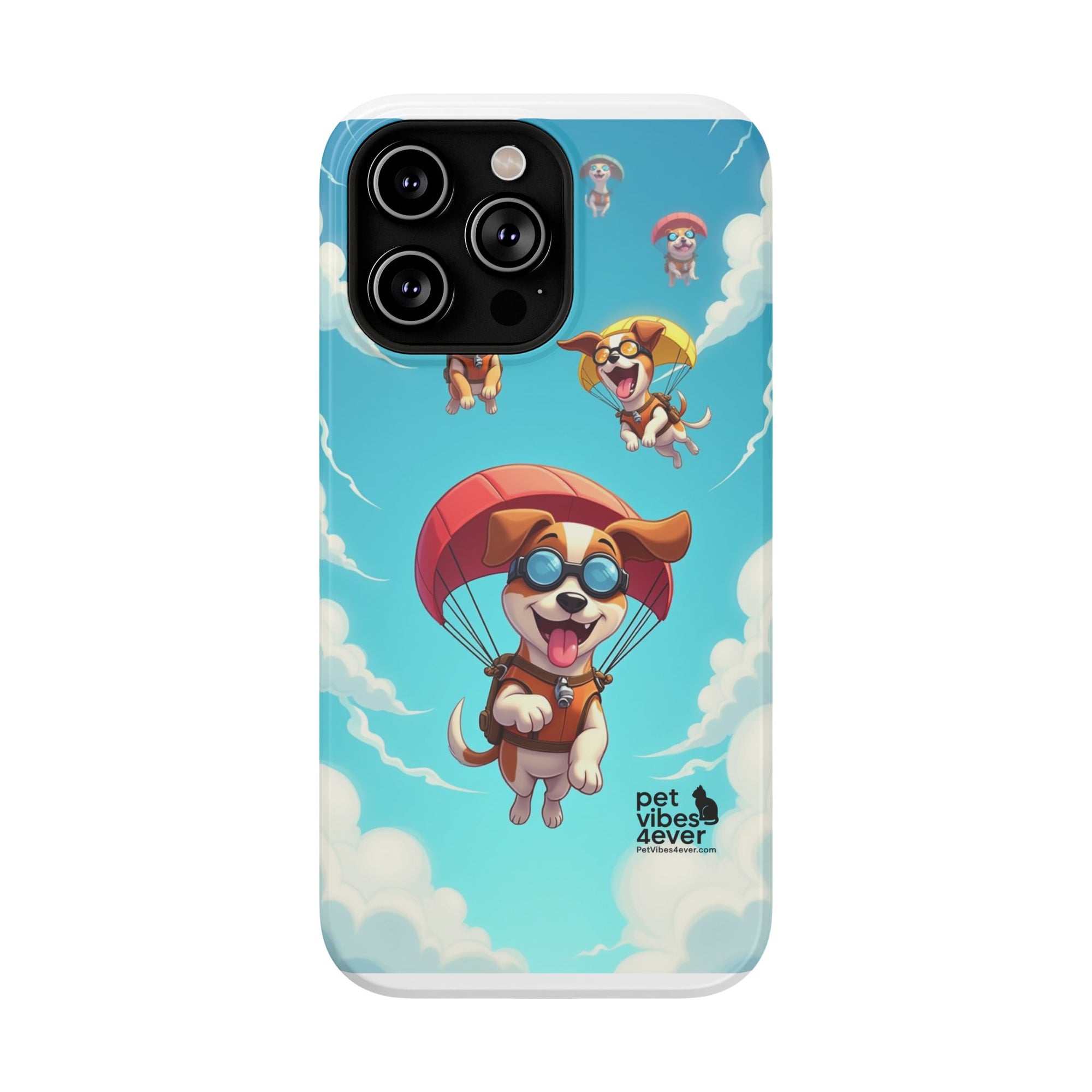 Playful Pet Vibes iPhone Case | Impact-Resistant Dog Design, Gifts for Dog Lovers, Cute Phone Accessory, Fun Pet Merchandise, [...]