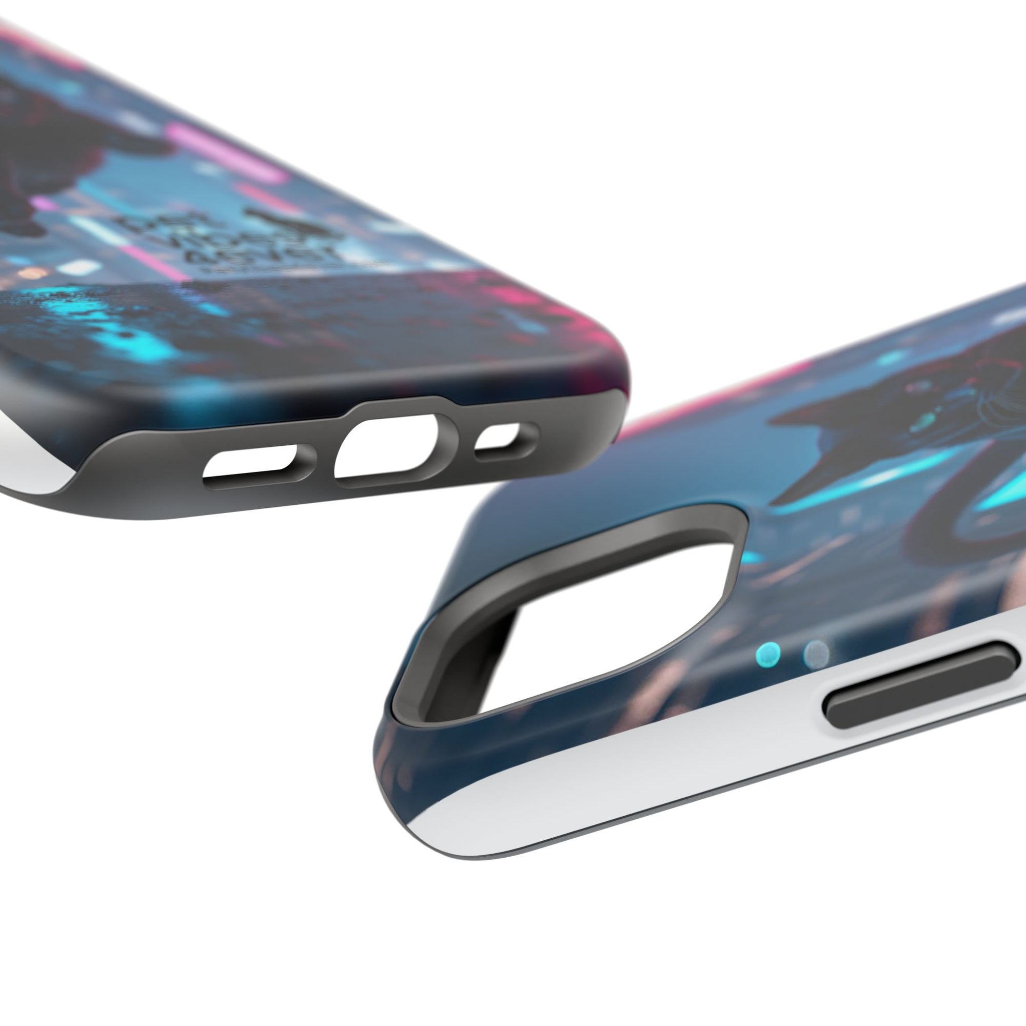 Cat-Themed Phone Case with Pet Vibes Design, Impact-Resistant Phone Case, Gift for Cat Lovers, Cute Pet Merchandise, Stylish Phone Accessory