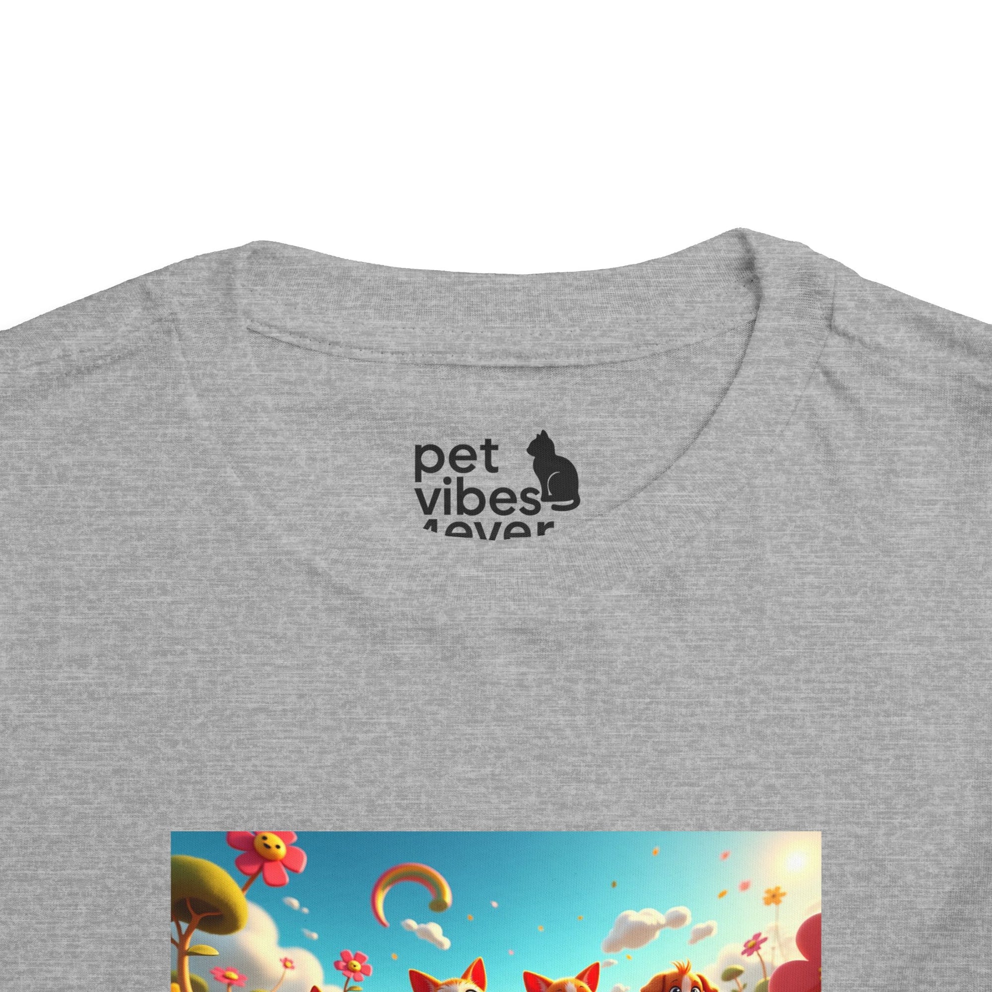 Colorful Toddler Short Sleeve Tee, Fun Kids T-Shirt, Summer Playwear, Birthday Gift, Rainbow Design Tee, Everyday Playwear