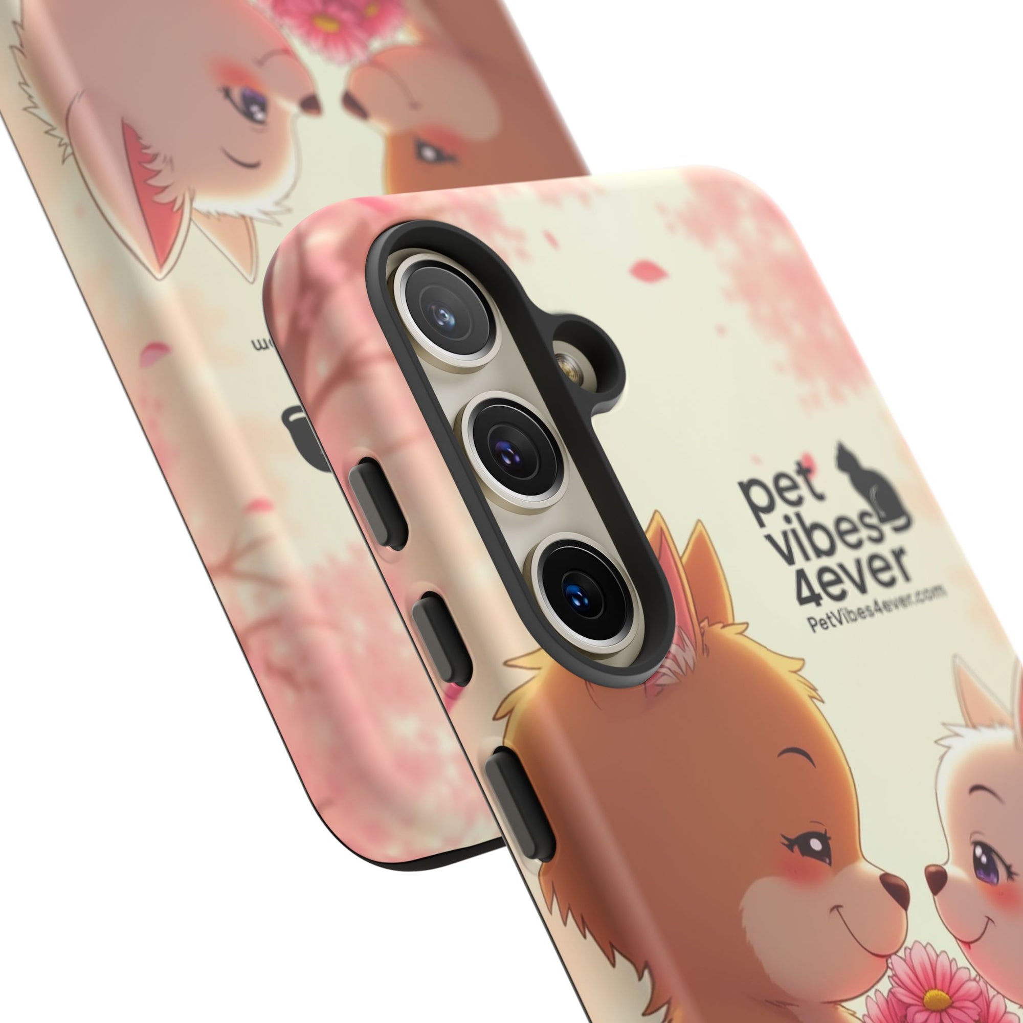 Cute Pet Themed Phone Case, Animal Lovers Gift, Valentine's Day, Cute Phone Cover, Pet Vibes Forever