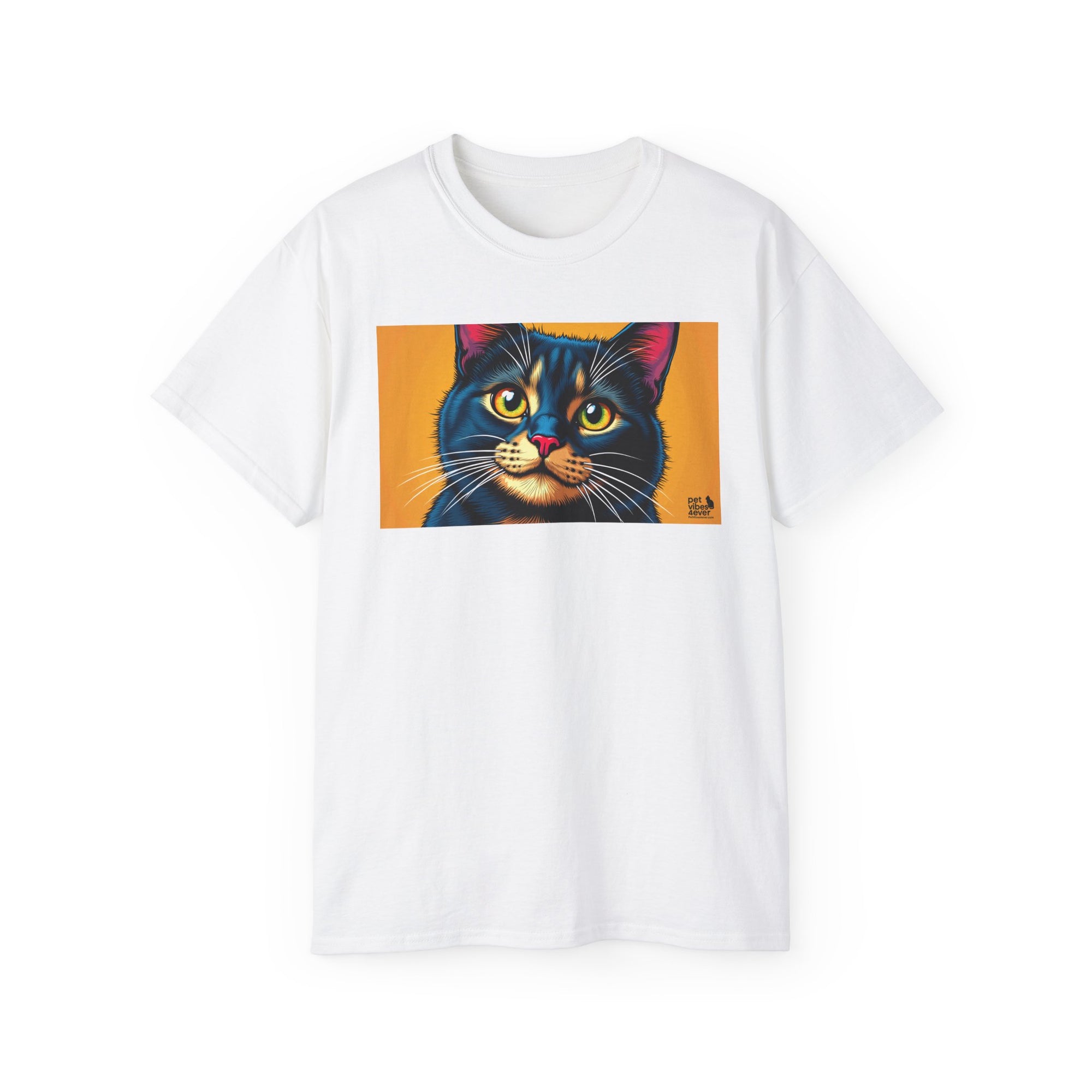 Whimsical Cat Art Tee, Funny Cat Lover Shirt, Gift for Cat Owners, Unique Pet Theme Apparel, Cozy Everyday Wear, Birthday Gift