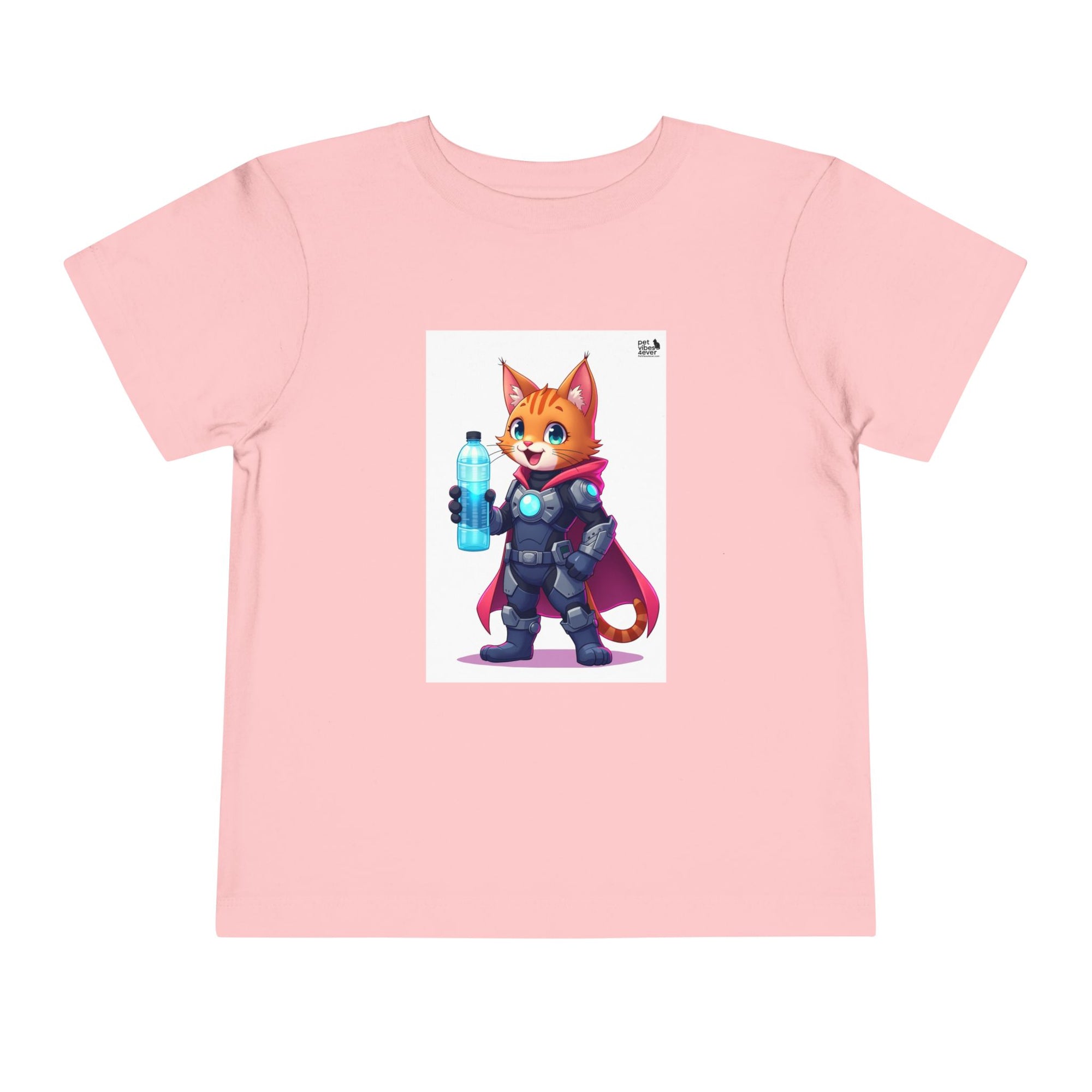 Superhero Cat Toddler Tee, Kids Graphic T-Shirt, Cute Animal Shirt, Birthday Gift, Funny Pet Tee
