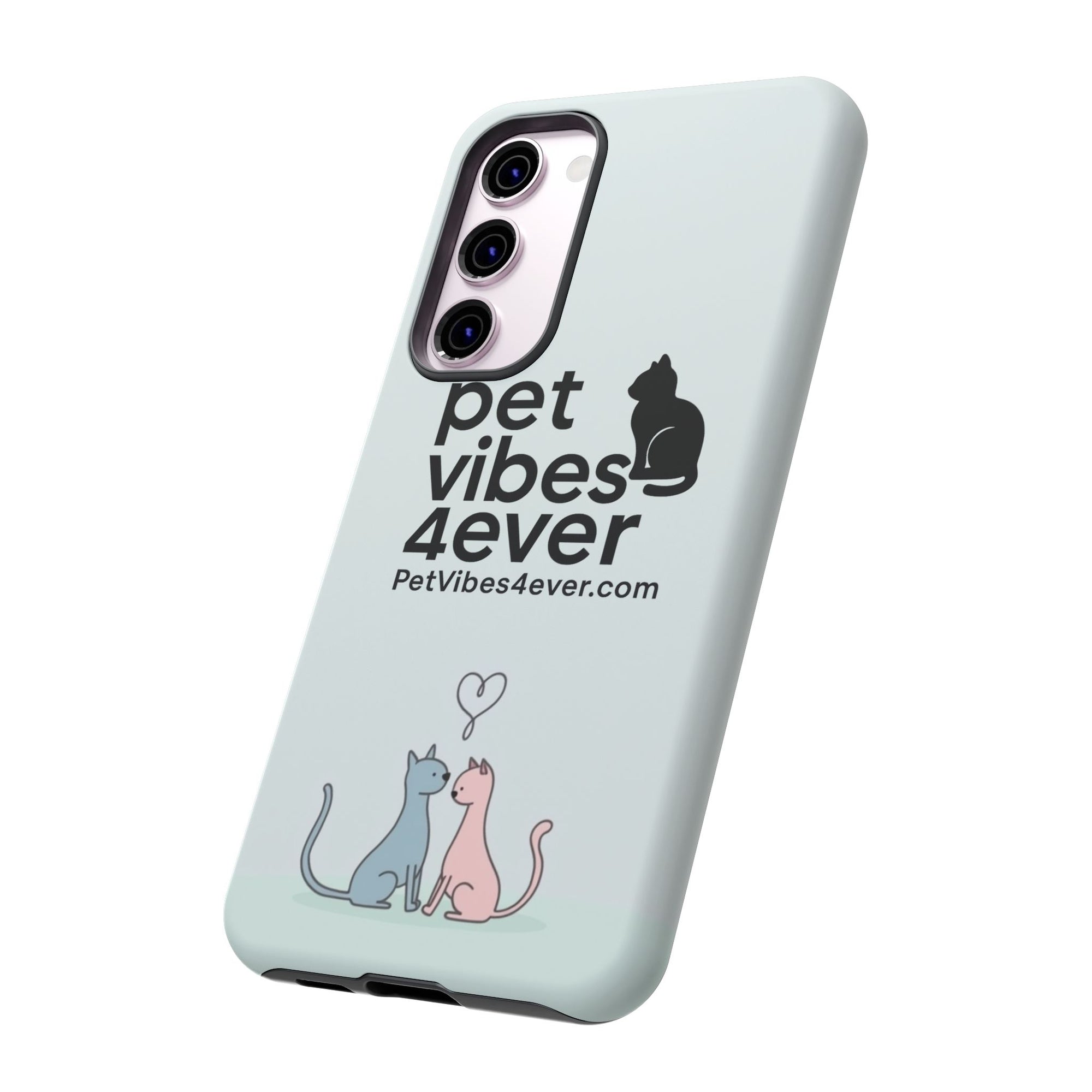 Cute Cat Phone Case, Colorful Tough Case for Pet Lovers, Cat-Themed Accessory, Gift for Animal Lovers, Mobile Phone Protection