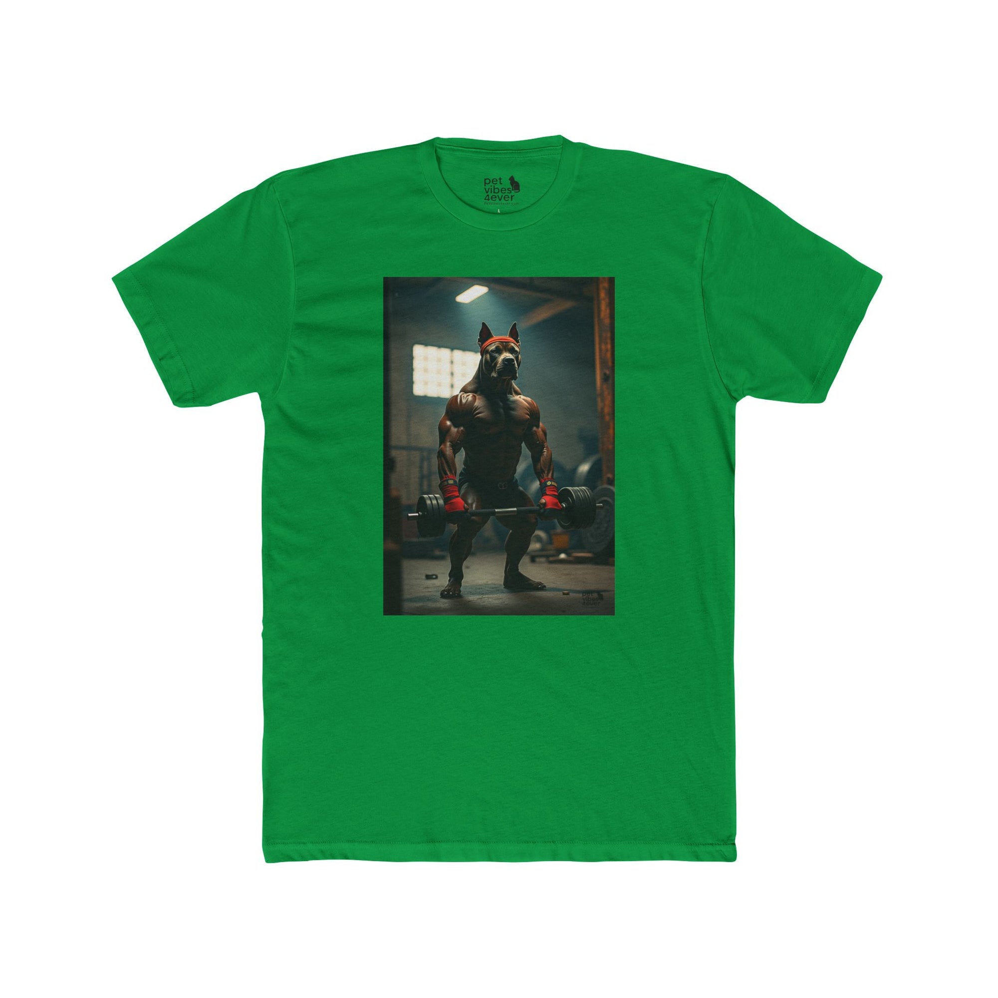 Muscle Theme Unisex Cotton Crew Tee - Fitness, Gym Shirt, Workout Apparel, Gift for Him, Motivational Wear