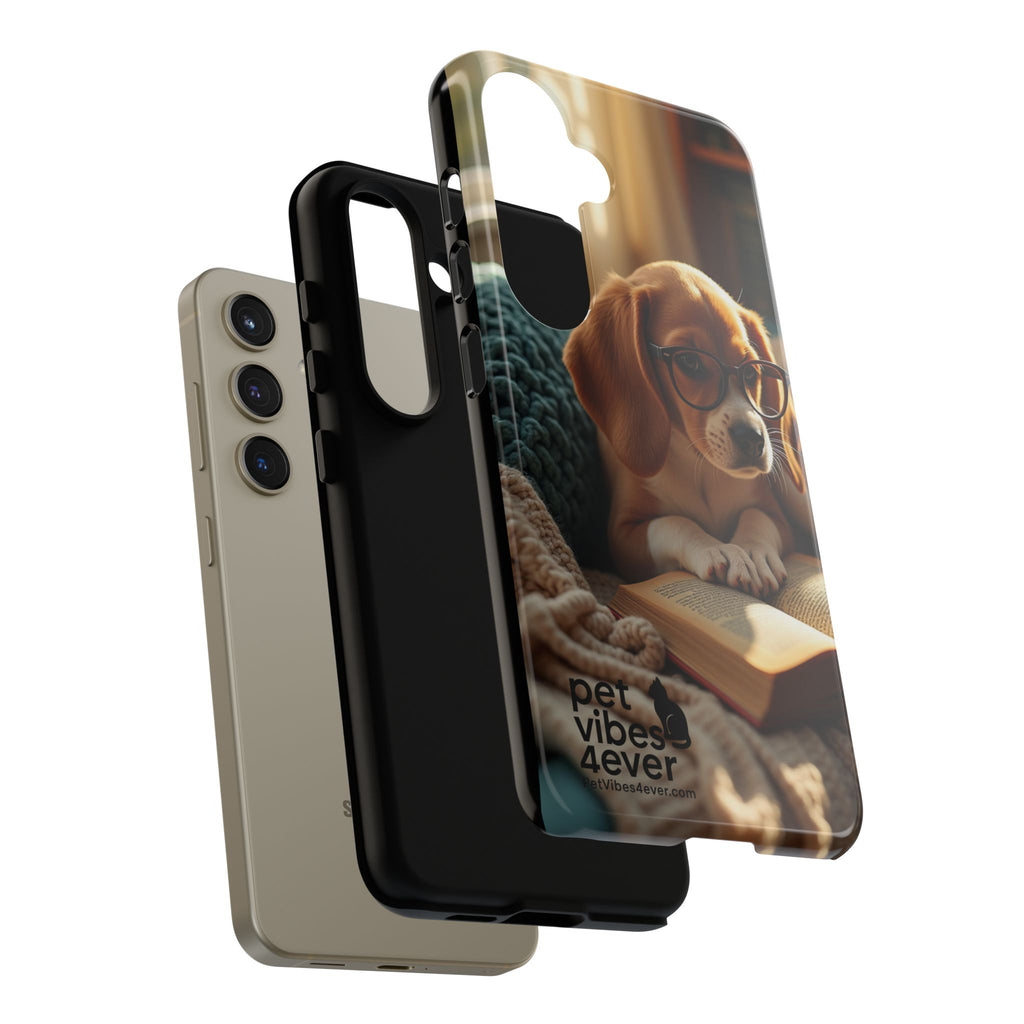 Dog-Themed Phone Case with "Pet Vibes Forever" Design, Cute Dog Accessories, Pet Lover Gift, Phone Cover, Animal Lover Decor