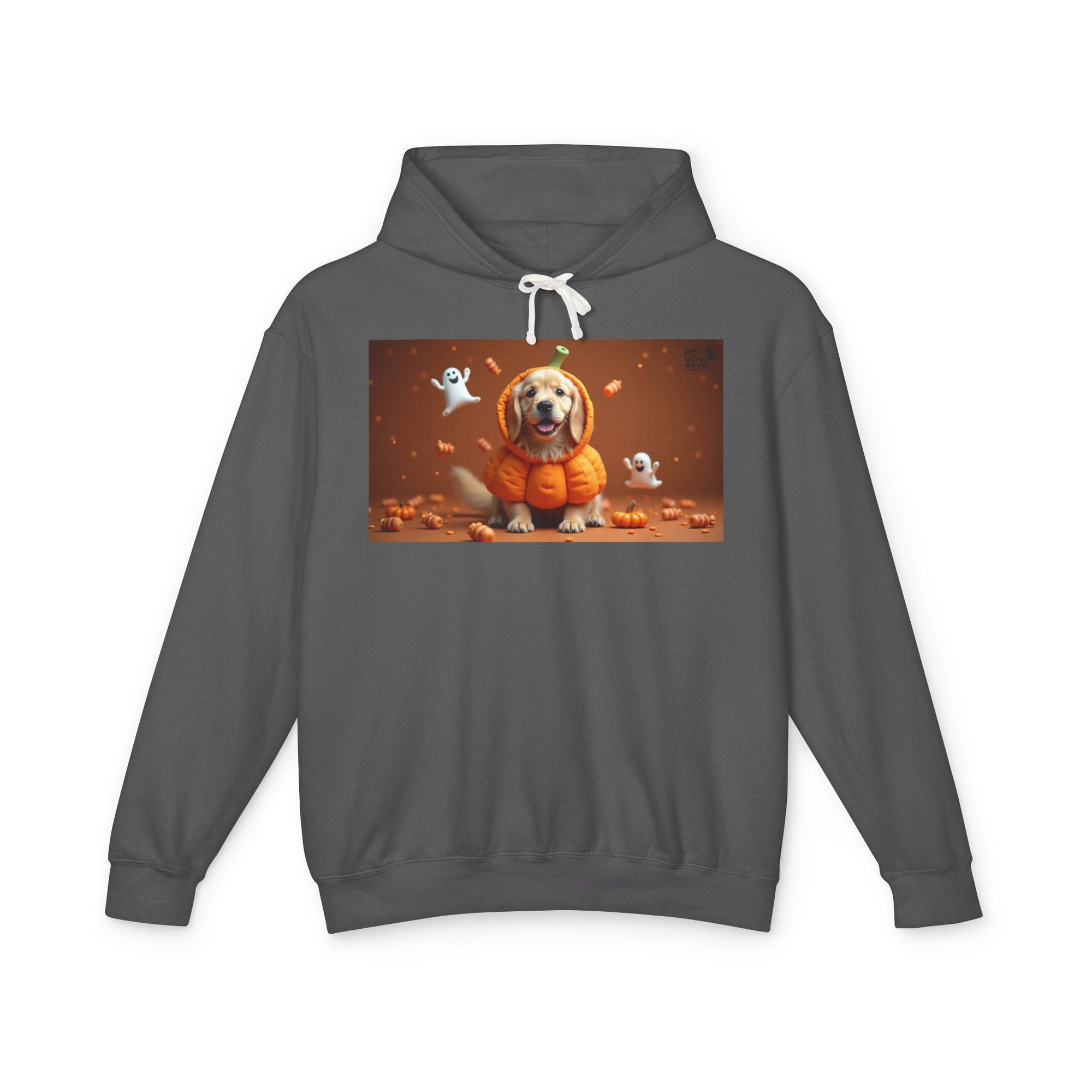 Cozy Halloween Dog Hoodie, Unisex Lightweight Sweatshirt, Perfect Fall Gift, Pet Lovers Apparel, Spooky Season Sweatshirt