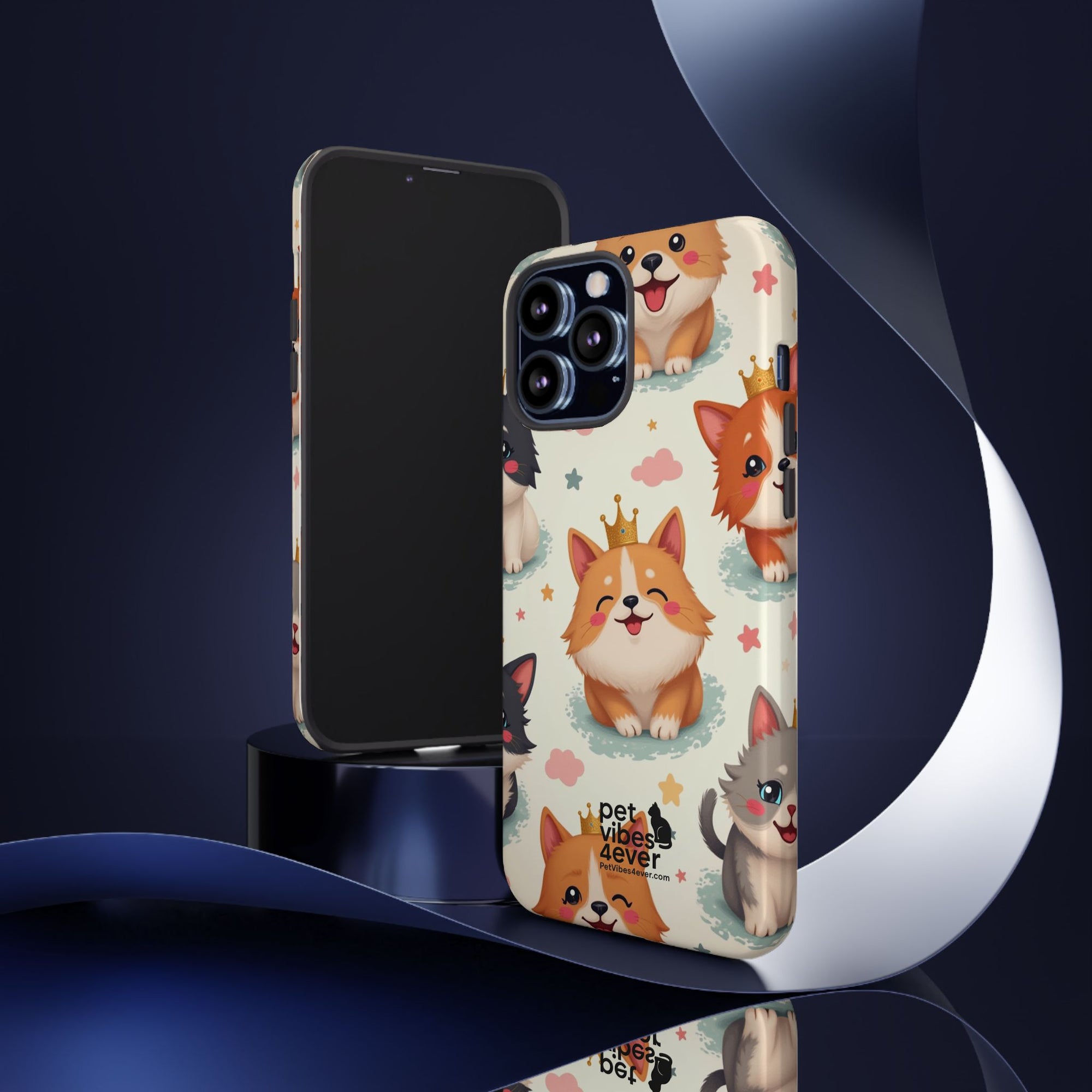 Cute Pet Phone Case, Dog Lover Accessory, Cat Phone Cover, Gift for Animal Lovers, Birthday Present, Pet Vibes Forever