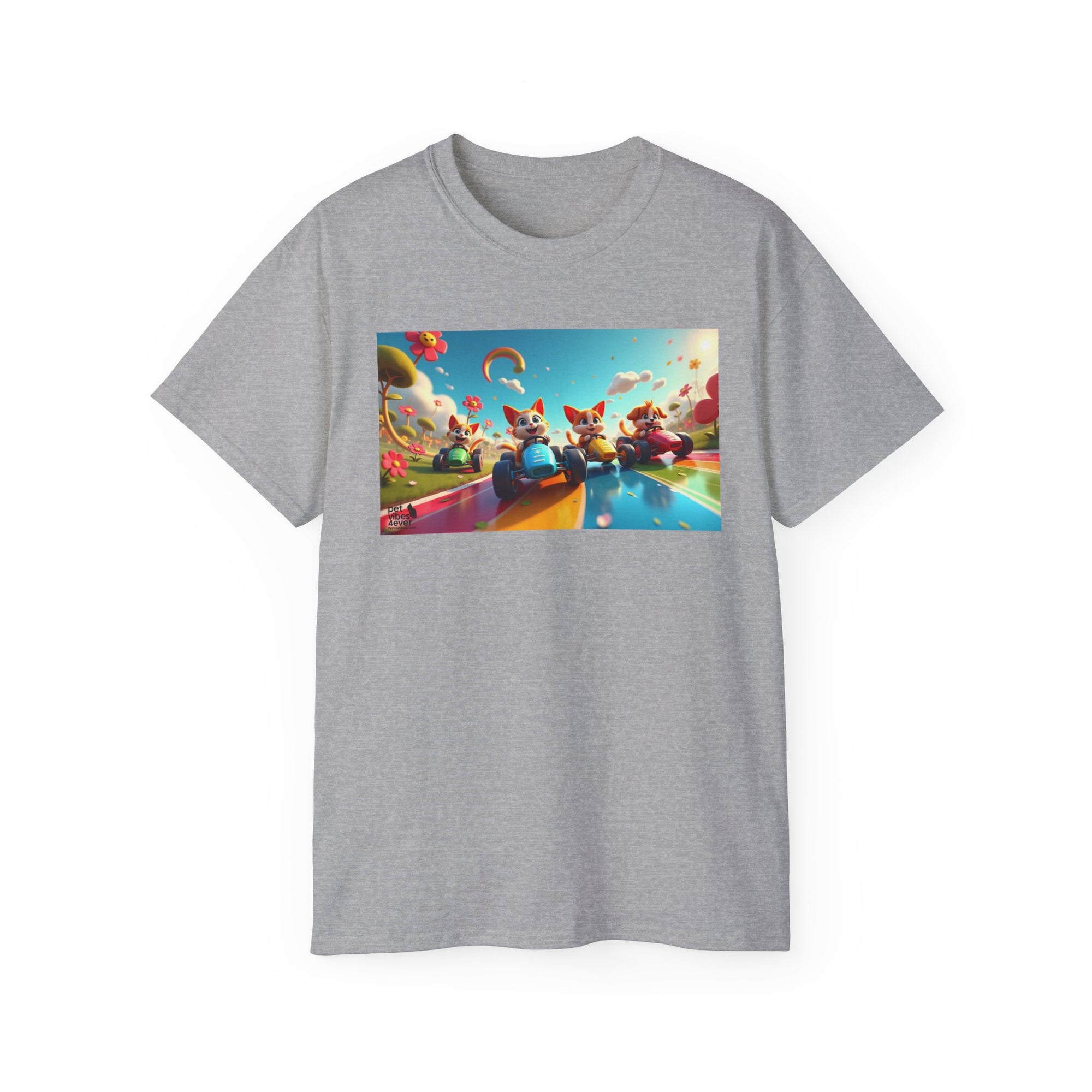 Colorful Fantasy Art Tee, Unisex Tee, Graphic T-Shirt, Fun Gift, Casual Wear, Summer Style, Festival Fashion