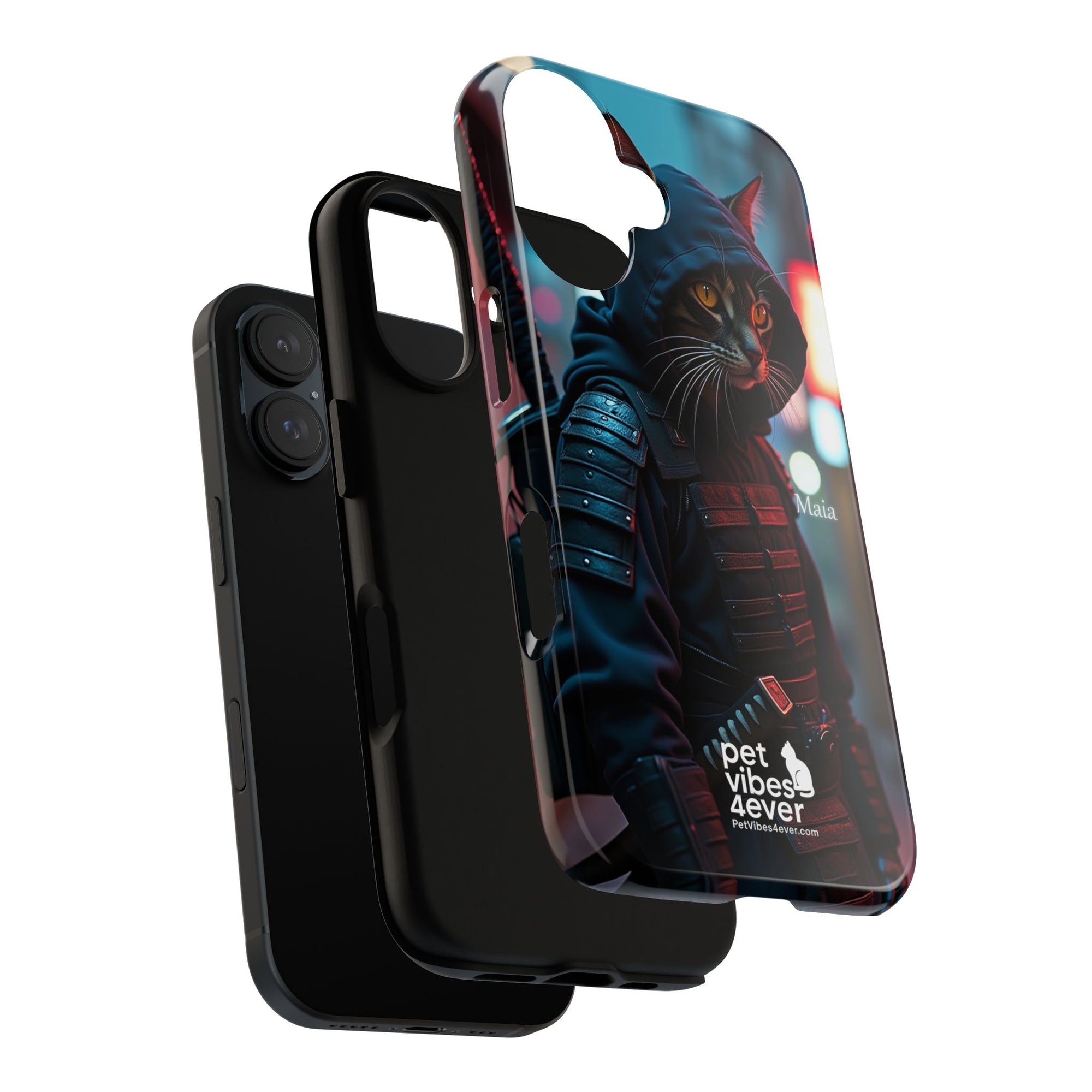 Tough Cases: Cool Cat Phone Case with 'Pet Vibes 4ever', Perfect for Cat Lovers, Unique Gift for Pet Enthusiasts, Fun Phone Accessory, [...]