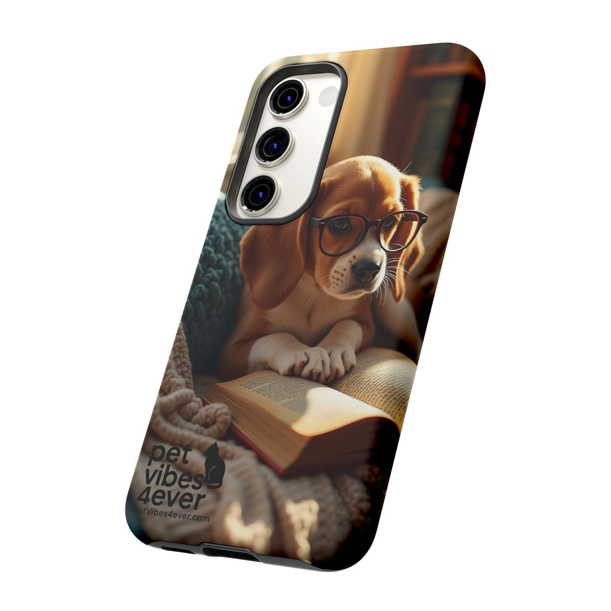 Dog-Themed Phone Case with "Pet Vibes Forever" Design, Cute Dog Accessories, Pet Lover Gift, Phone Cover, Animal Lover Decor