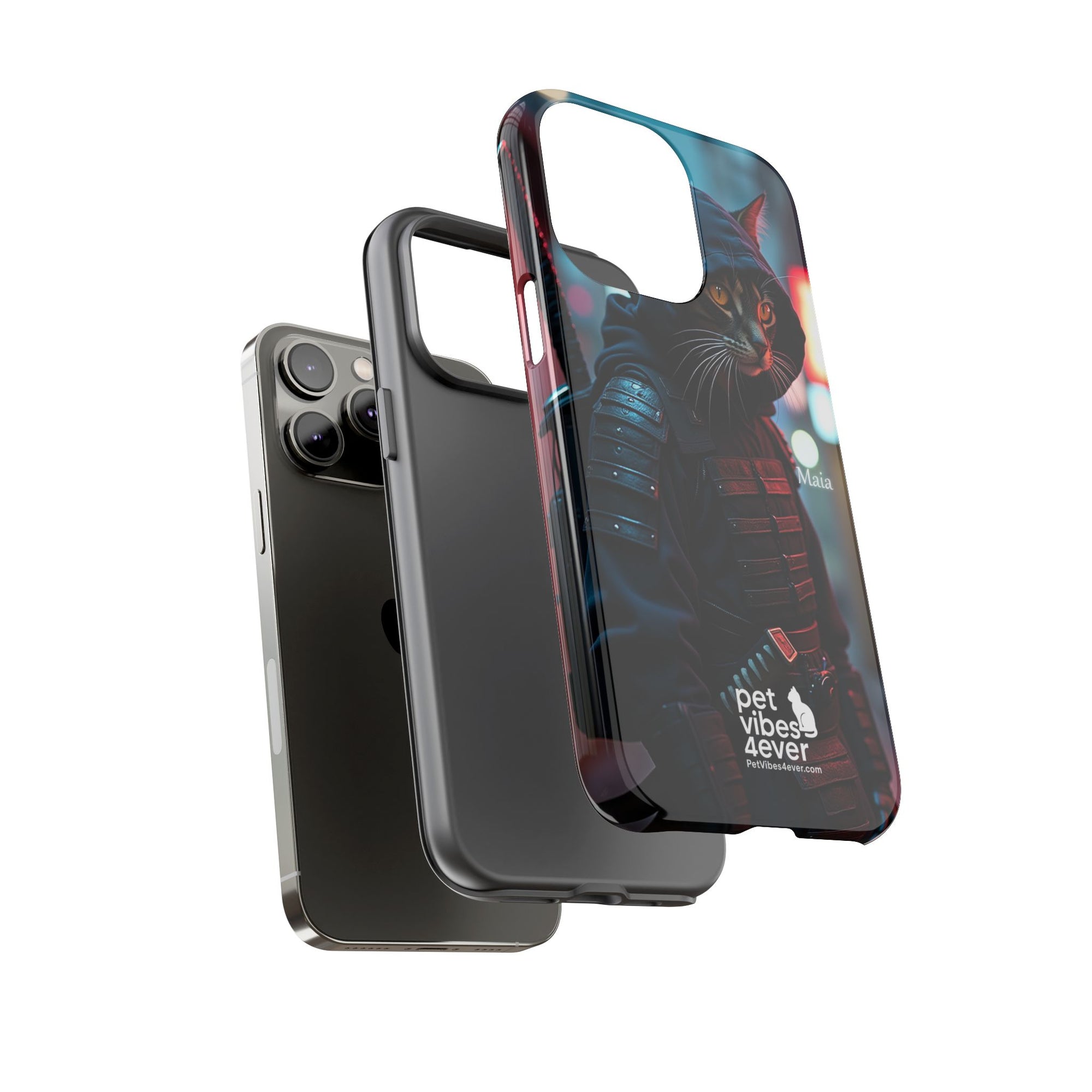 Tough Cases: Cool Cat Phone Case with 'Pet Vibes 4ever', Perfect for Cat Lovers, Unique Gift for Pet Enthusiasts, Fun Phone Accessory, [...]