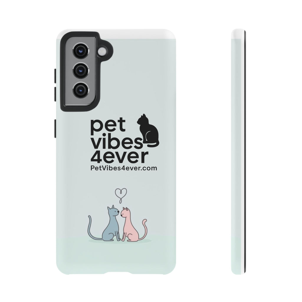 Cute Cat Phone Case, Colorful Tough Case for Pet Lovers, Cat-Themed Accessory, Gift for Animal Lovers, Mobile Phone Protection
