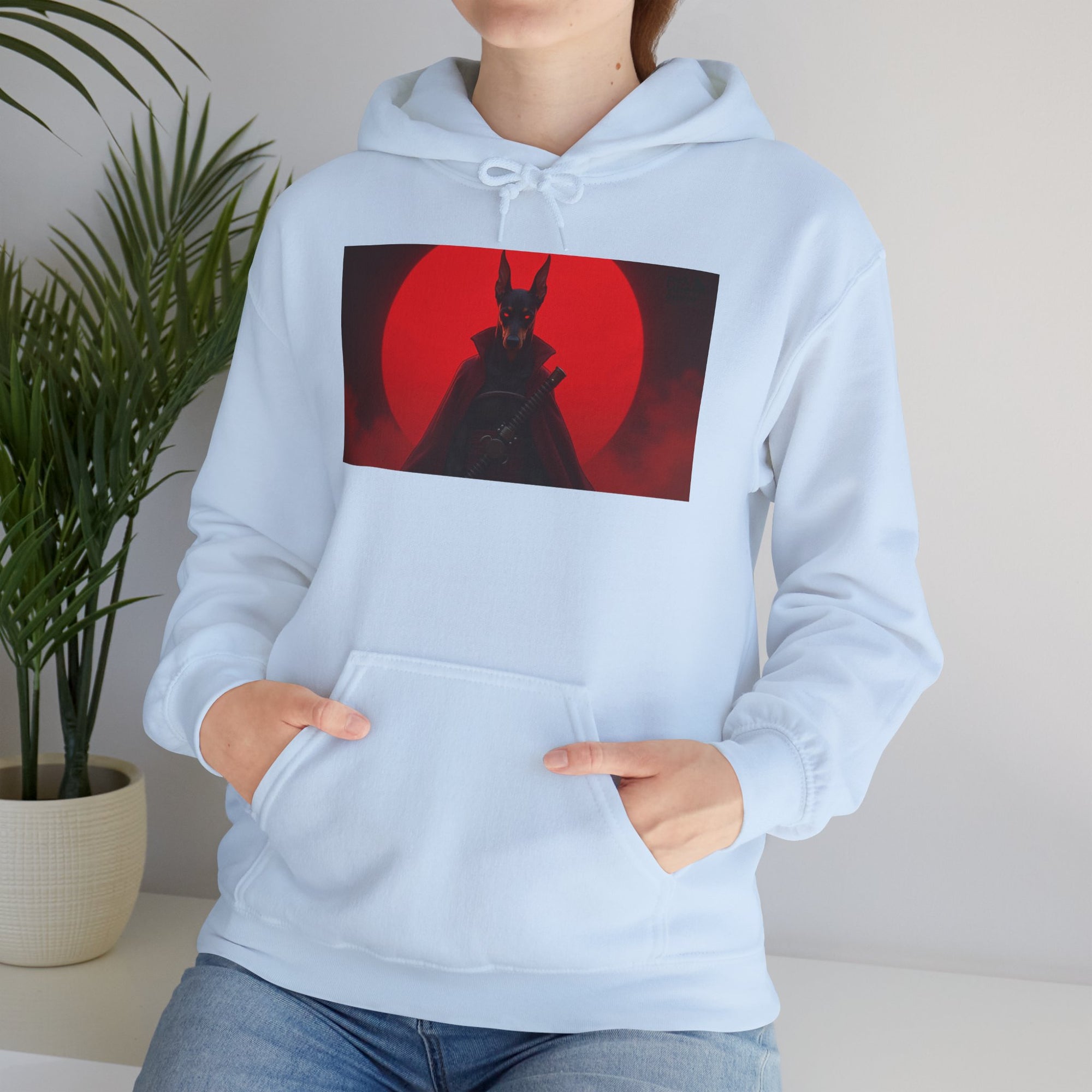 Red Sun Graphic Hoodie for Fans, Perfect for Cozy Days, Gifting, Festivals, and Casual Outings.