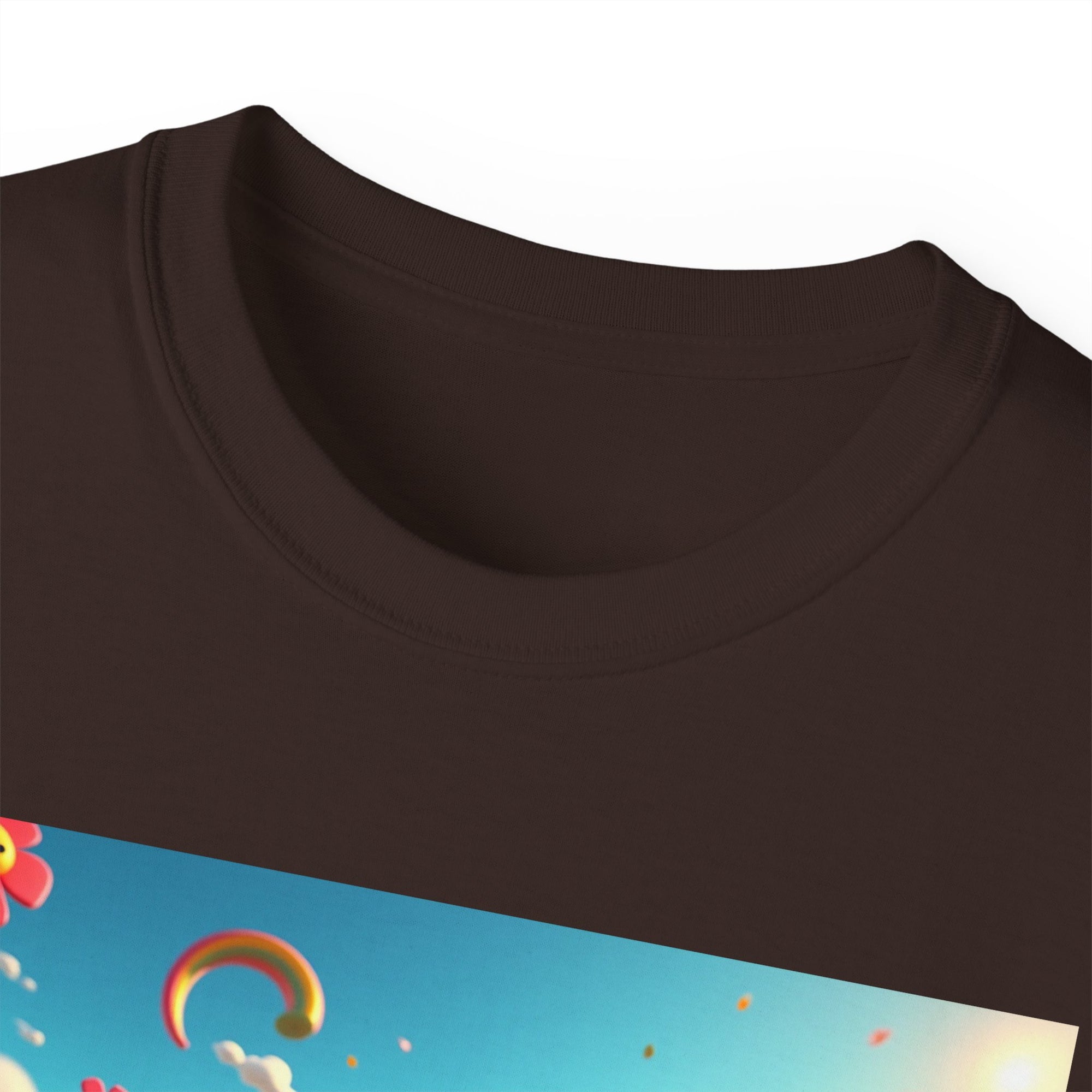 Colorful Fantasy Art Tee, Unisex Tee, Graphic T-Shirt, Fun Gift, Casual Wear, Summer Style, Festival Fashion