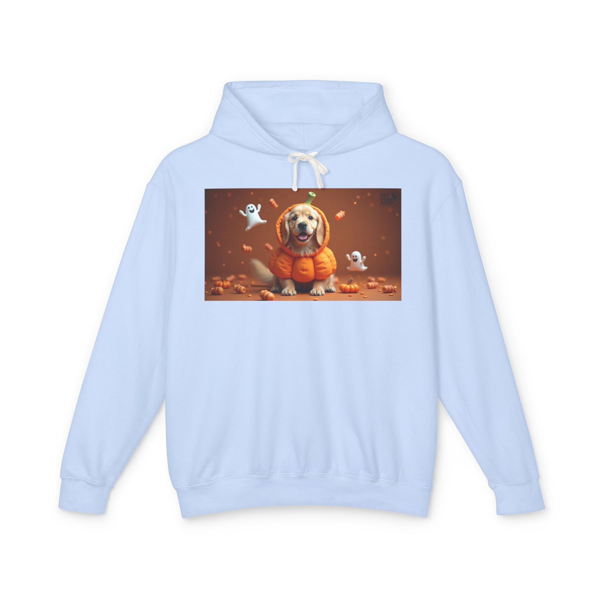 Cozy Halloween Dog Hoodie, Unisex Lightweight Sweatshirt, Perfect Fall Gift, Pet Lovers Apparel, Spooky Season Sweatshirt