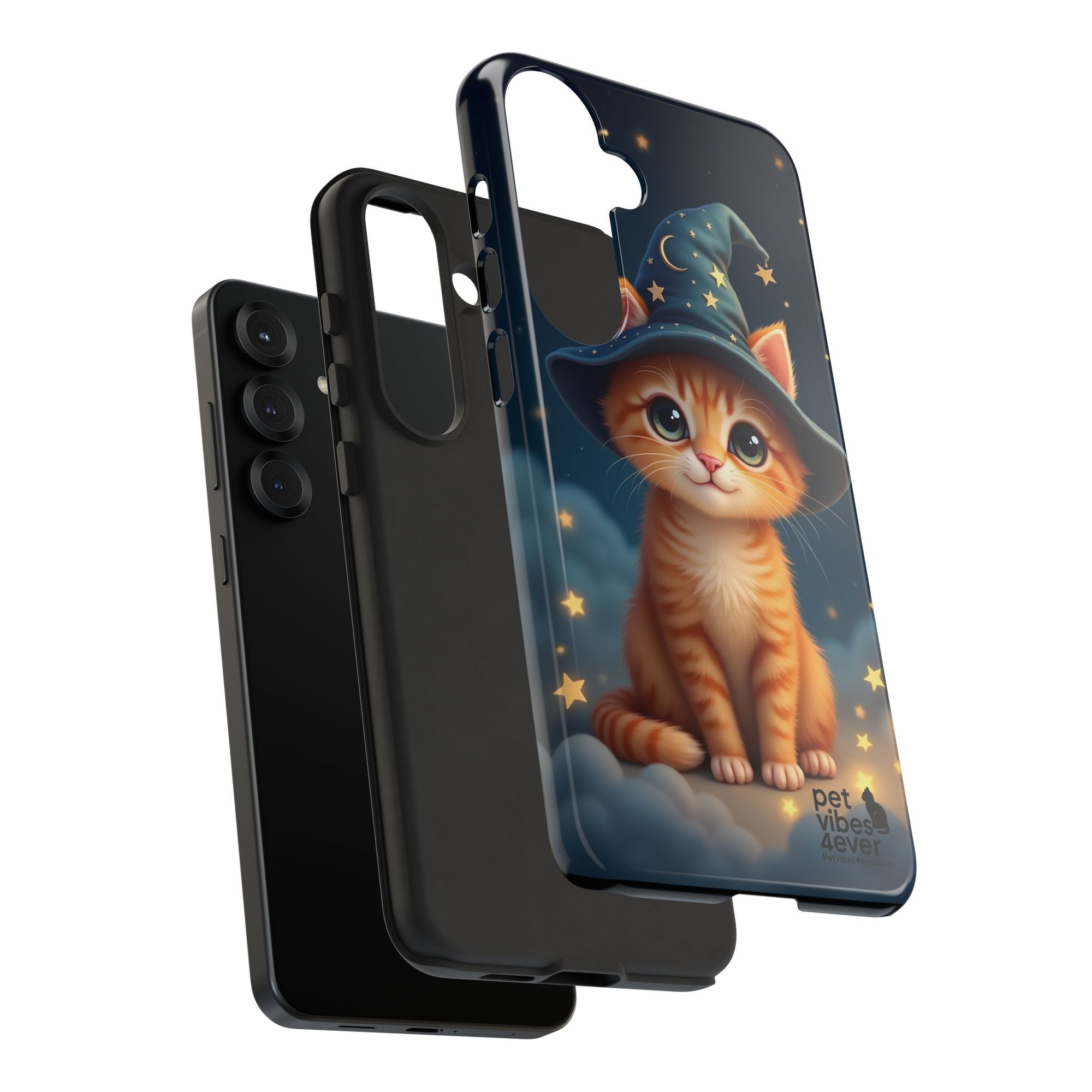 Cat-Themed Phone Case, Magical Cat Case, Pet Lover Gift, Cute Animal Accessories, Birthday Present For Cat Owners