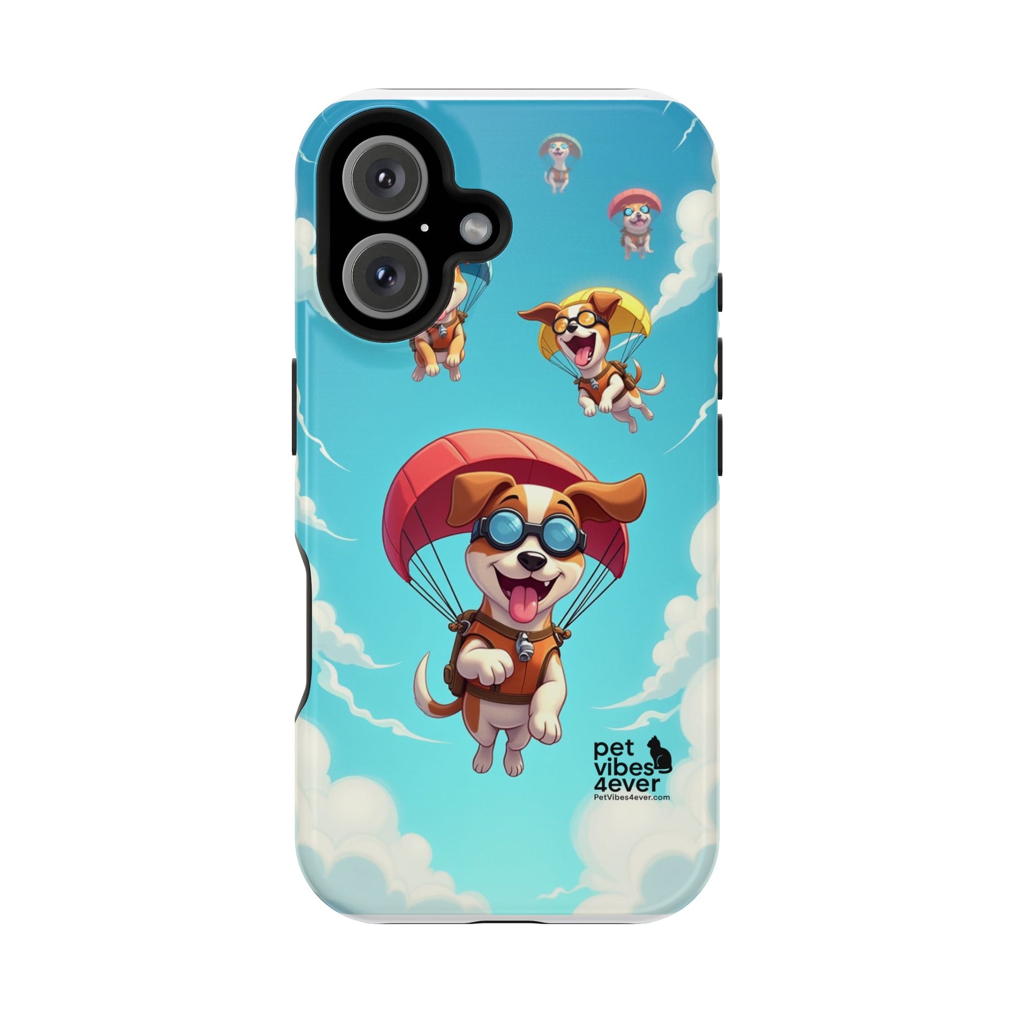 Playful Pet Vibes iPhone Case | Impact-Resistant Dog Design, Gifts for Dog Lovers, Cute Phone Accessory, Fun Pet Merchandise, [...]