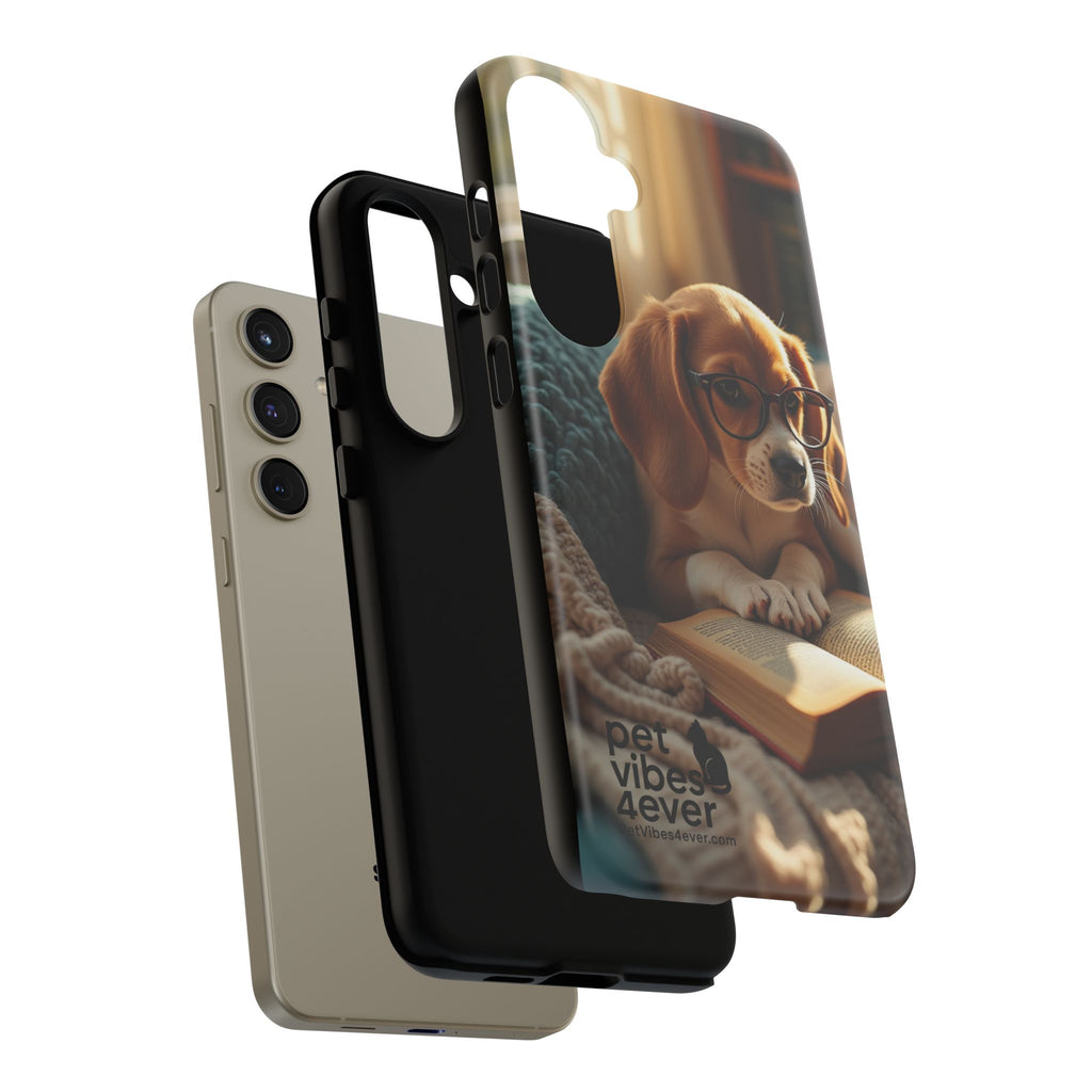 Dog-Themed Phone Case with "Pet Vibes Forever" Design, Cute Dog Accessories, Pet Lover Gift, Phone Cover, Animal Lover Decor