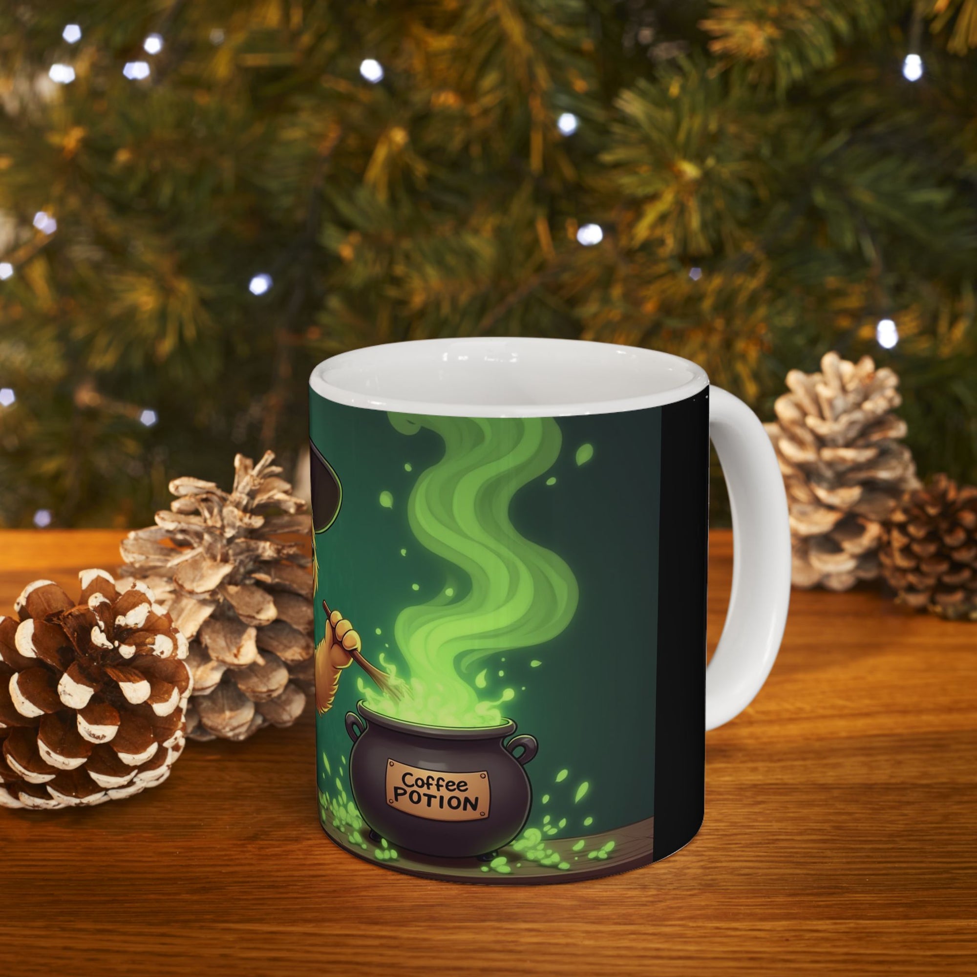 Whimsical Dog Potion Ceramic Mug - Perfect for Pet Lovers, Halloween Gifts, Coffee Lovers, Cute Mug, Animal Lover's Gift