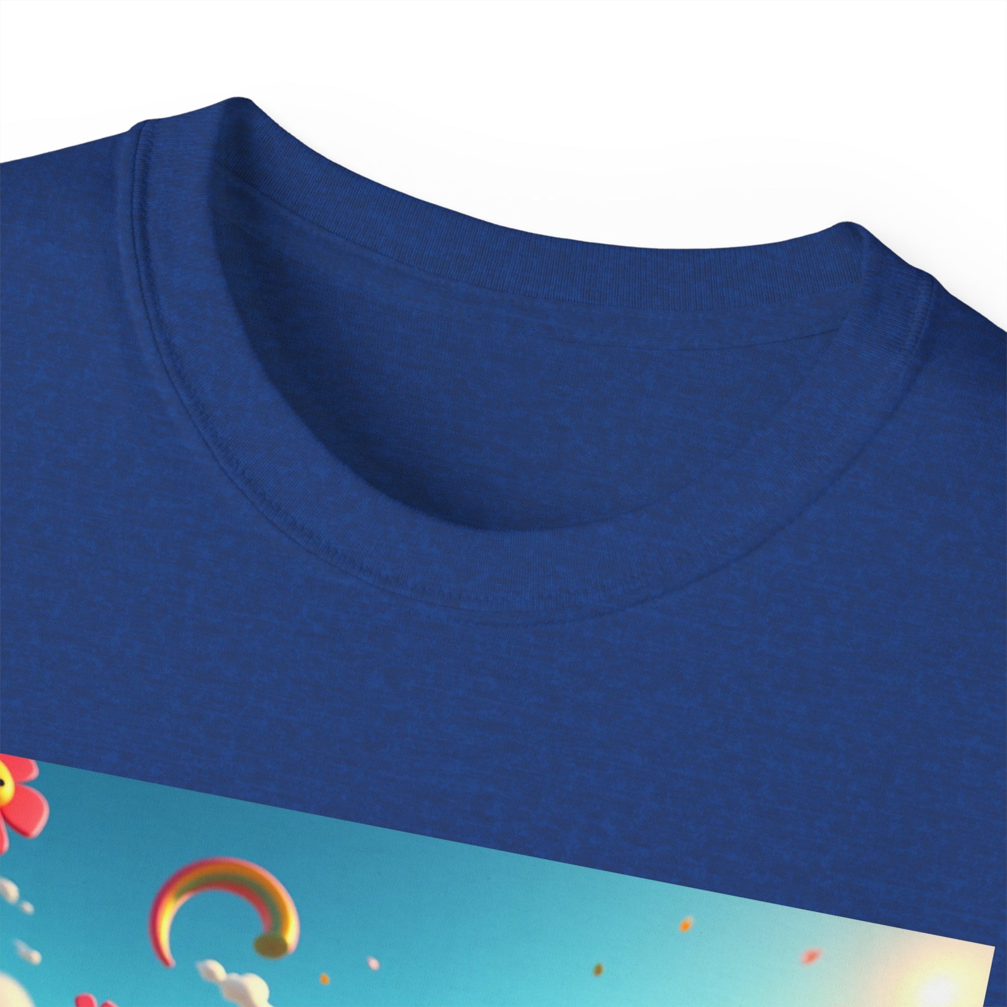 Colorful Fantasy Art Tee, Unisex Tee, Graphic T-Shirt, Fun Gift, Casual Wear, Summer Style, Festival Fashion