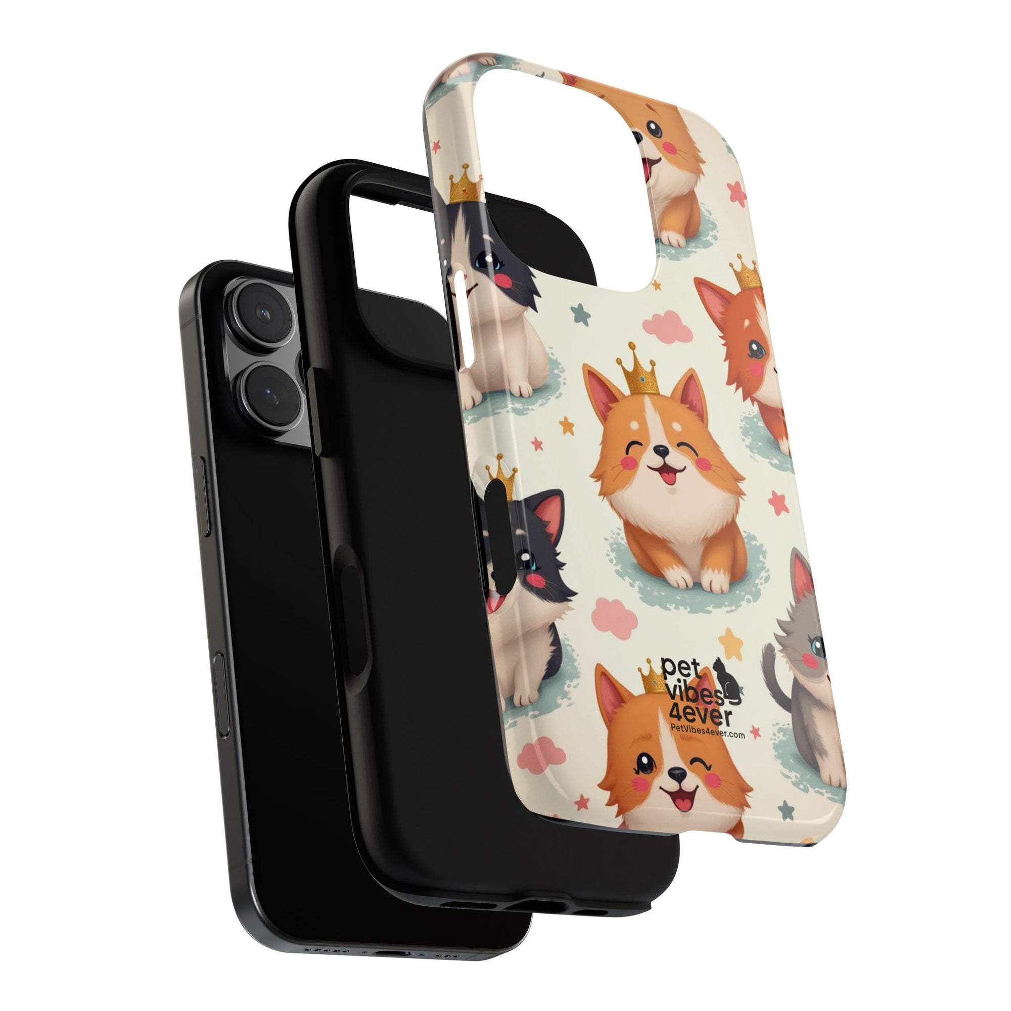 Cute Pet Phone Case, Dog Lover Accessory, Cat Phone Cover, Gift for Animal Lovers, Birthday Present, Pet Vibes Forever