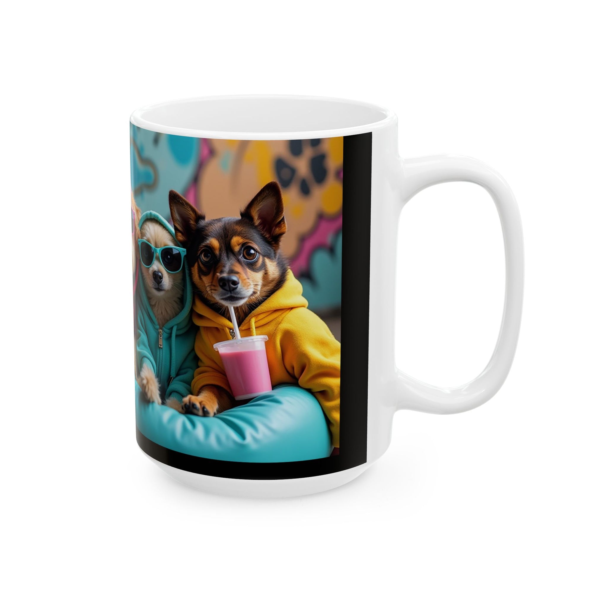 Stylish Pet-Themed Ceramic Mug, Cats and Dogs Mug, Funny Animal Gift, Coffee Mug for Pet Lovers, Unique Pet Parent Gift Ideas, Quirky [...]